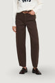 Jeans baggy Jacqueline de Yong Jdysusie Mw Barrel Brown 104 Dnm