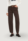 Jeans baggy Jacqueline de Yong Jdysusie Mw Barrel Brown 104 Dnm