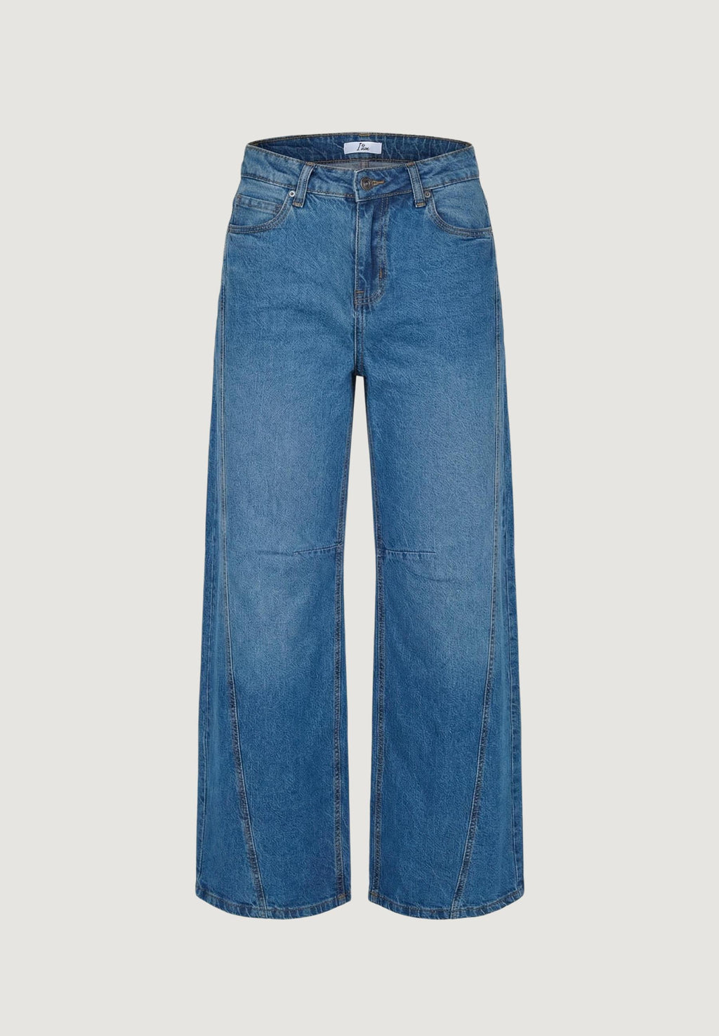 Baggy jeans I am Jeans Cotone A Gamba Larga