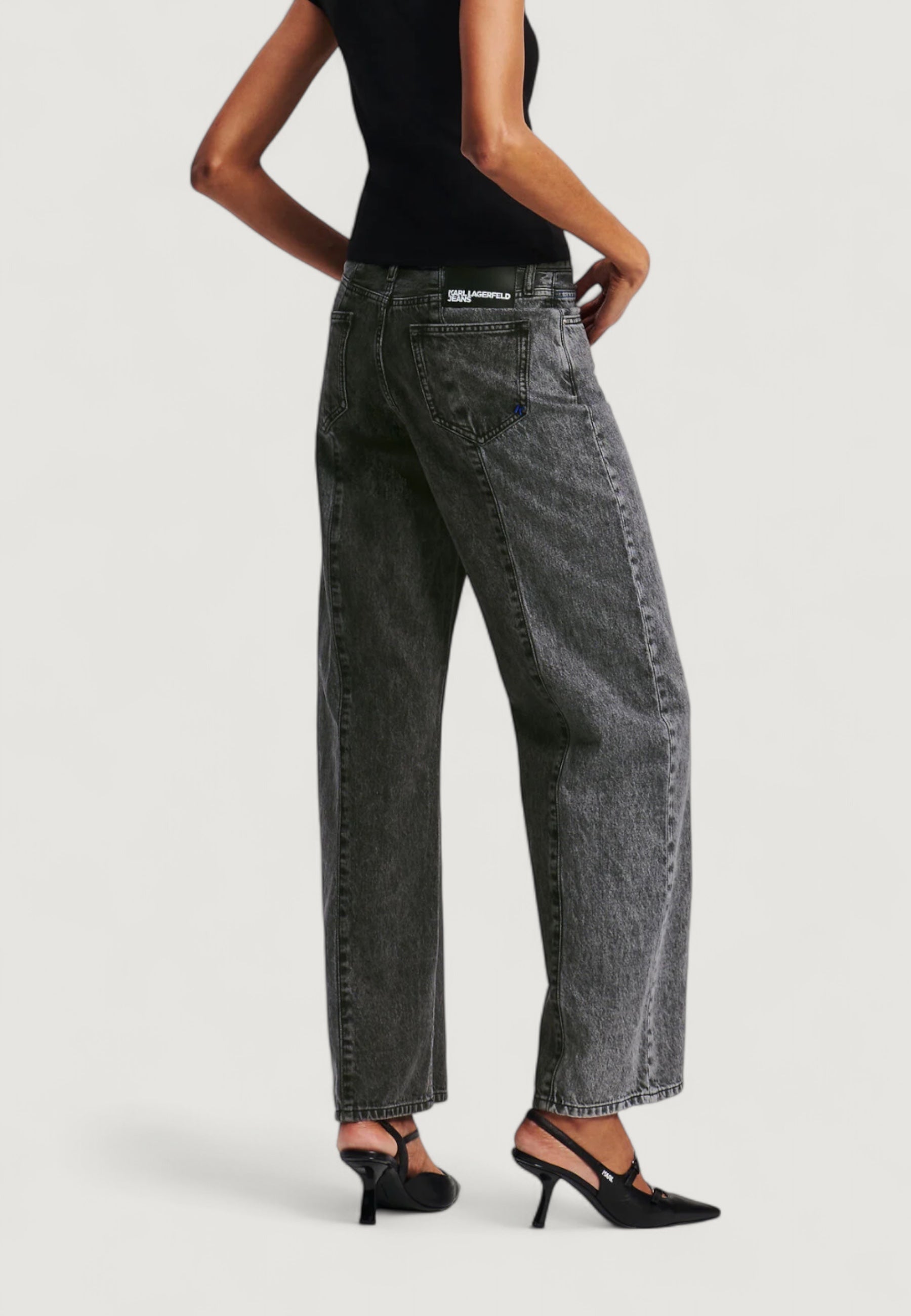 Jeans larghi Karl Lagerfeld Jeans KLJ MR RELAXED BLOKED DENIM