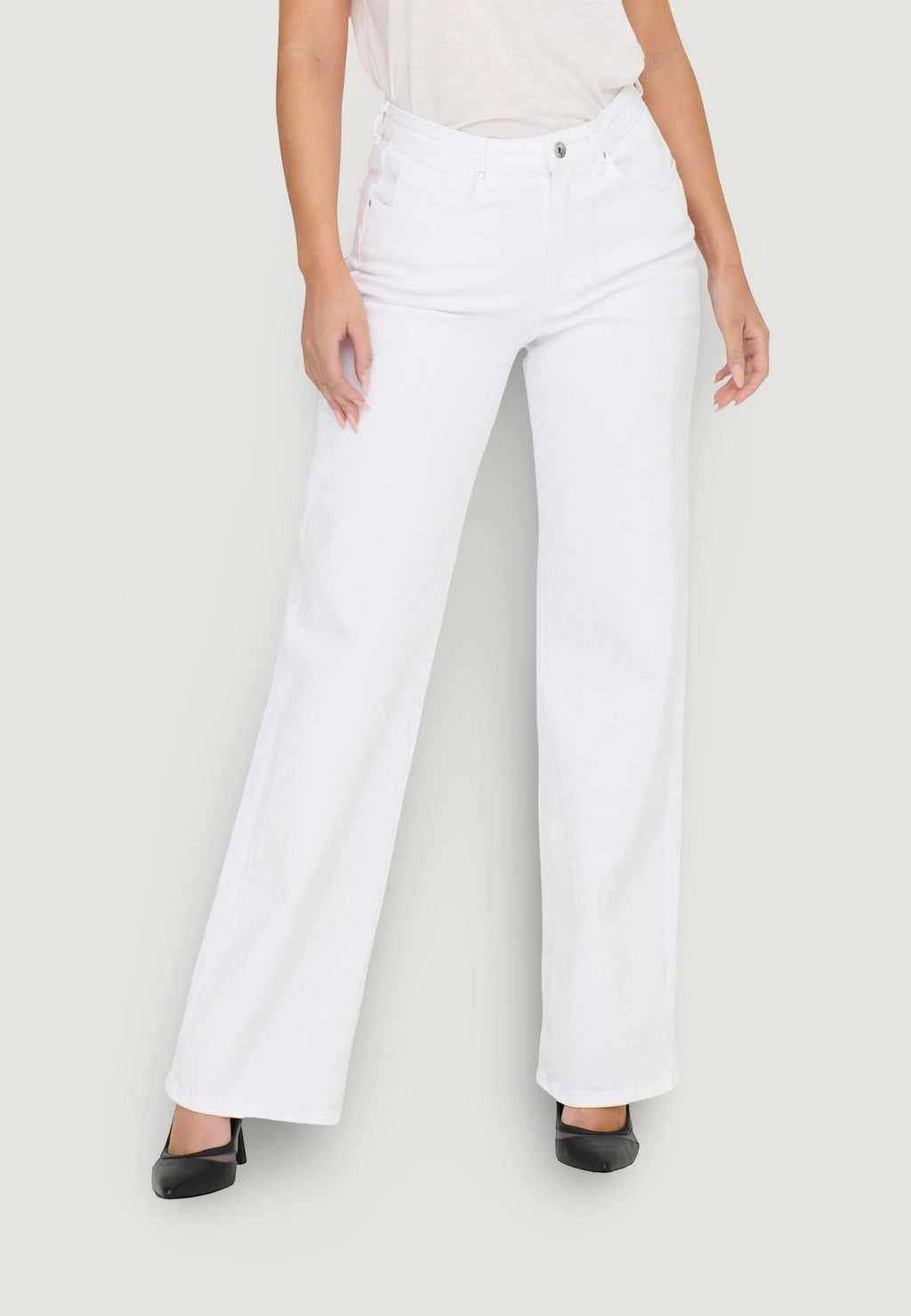 Jeans larghi Only ONLJUICY HW WIDE LEG DNM REA NOOS