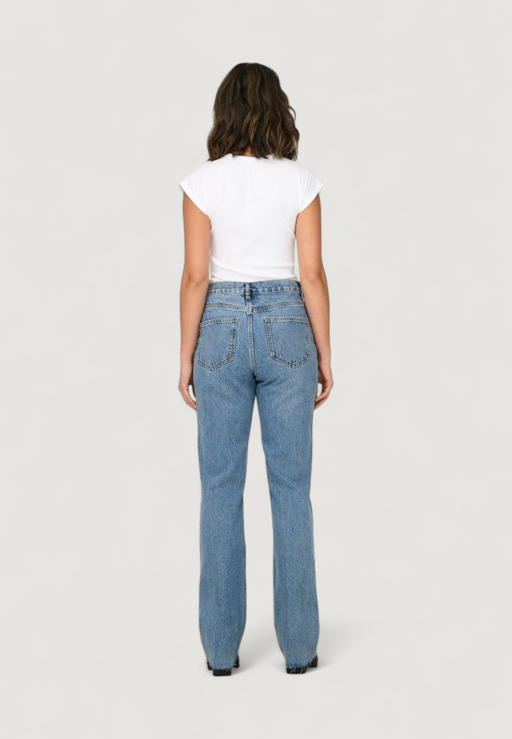 Jeans larghi Only ONLRILEY LIFE EX HW STR DNM DOT353 NOOS