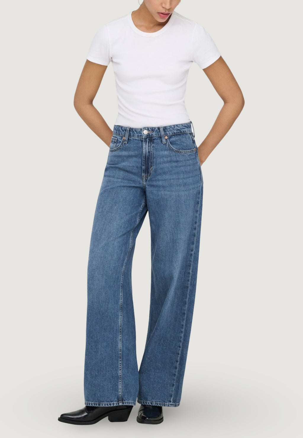 Jeans larghi Only Onlsilky Soft Hw Wide Dnm Pim233 Noos
