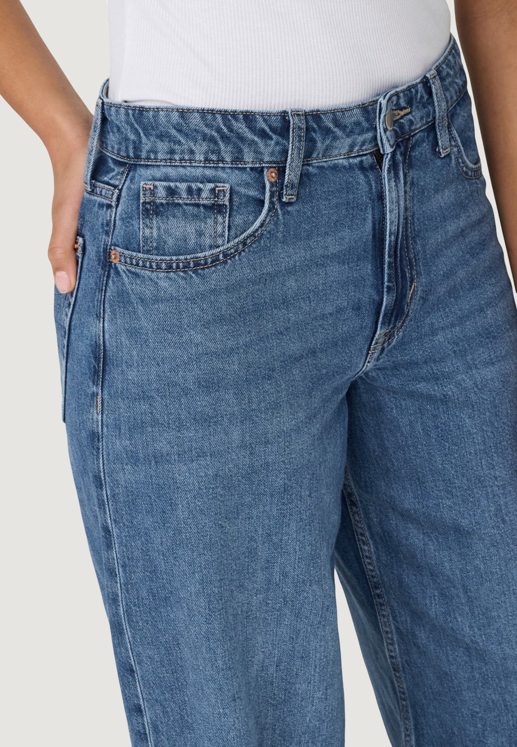 Jeans larghi Only Onlsilky Soft Hw Wide Dnm Pim233 Noos