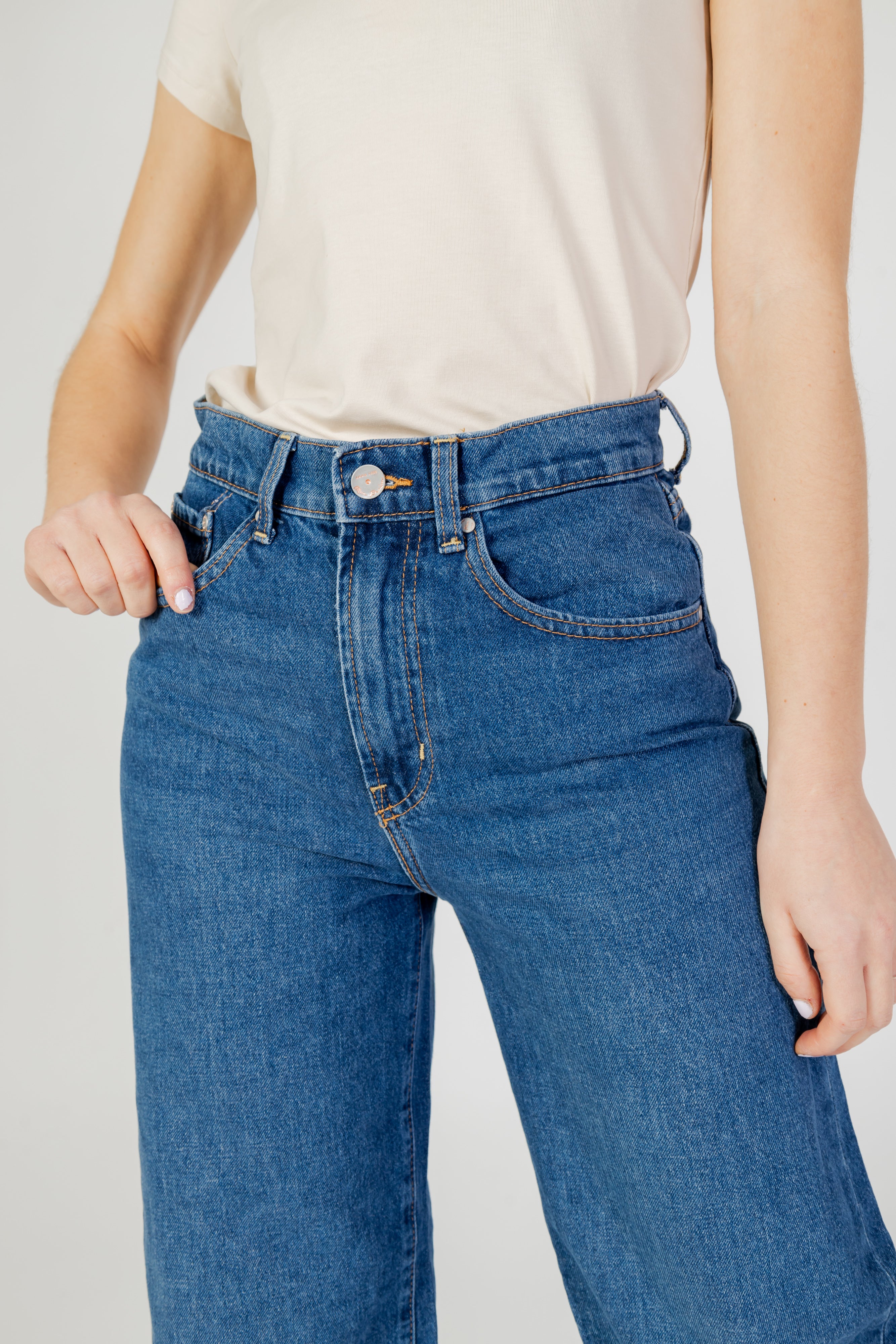 Jeans larghi Only ONLHOPE EX HW DNM ADD465 NOOS