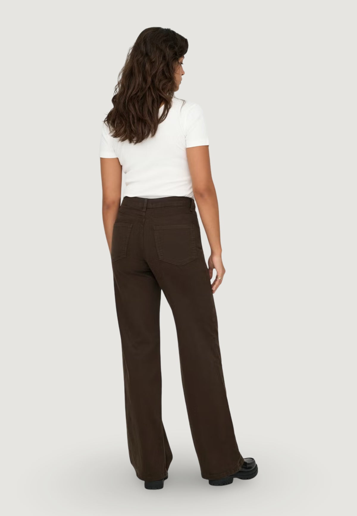 Jeans larghi Only ONLMADISON BLUSH HW WIDE COLOR DNM NOOS