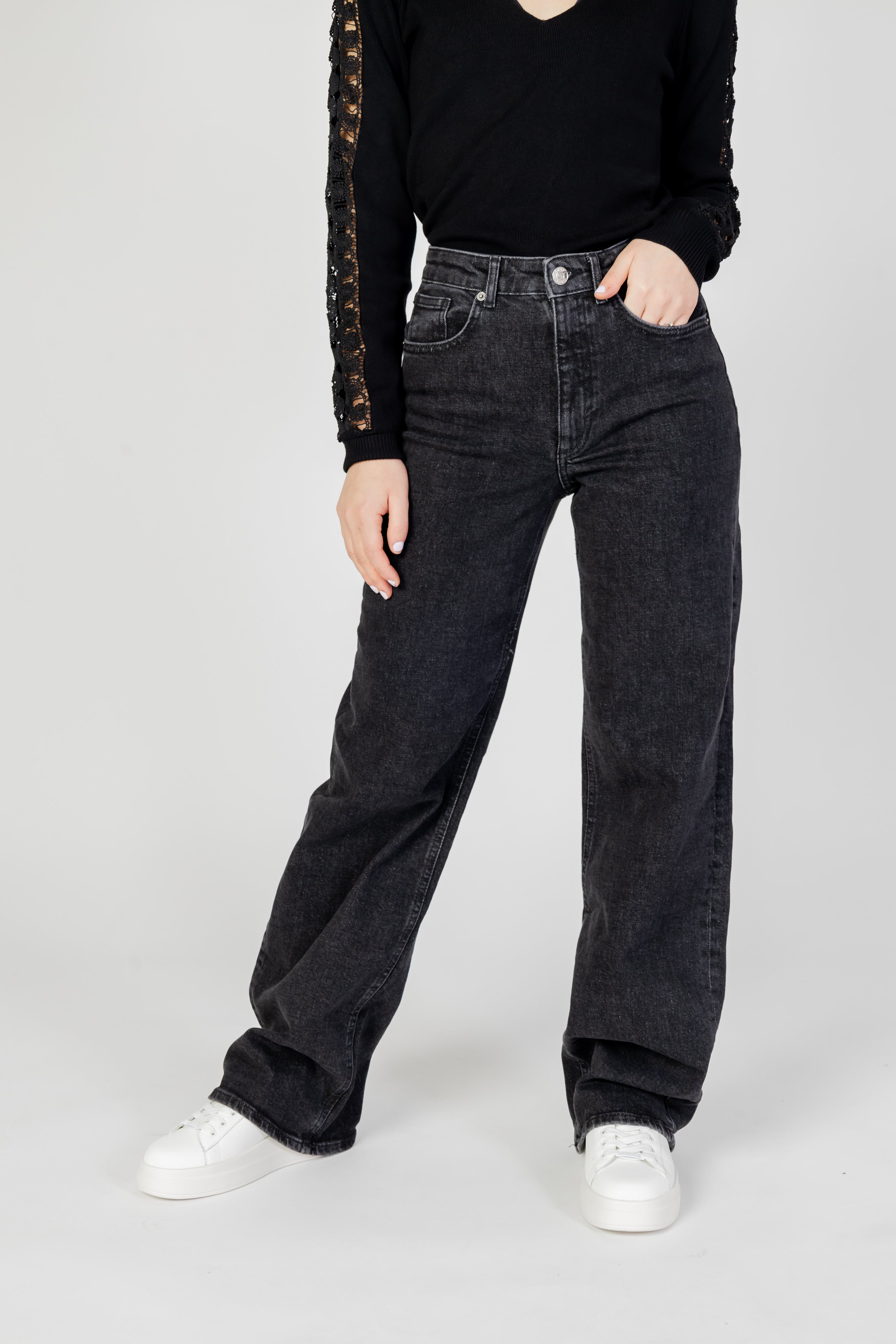 Jeans larghi Only ONLJUICY HW REA244 NOOS