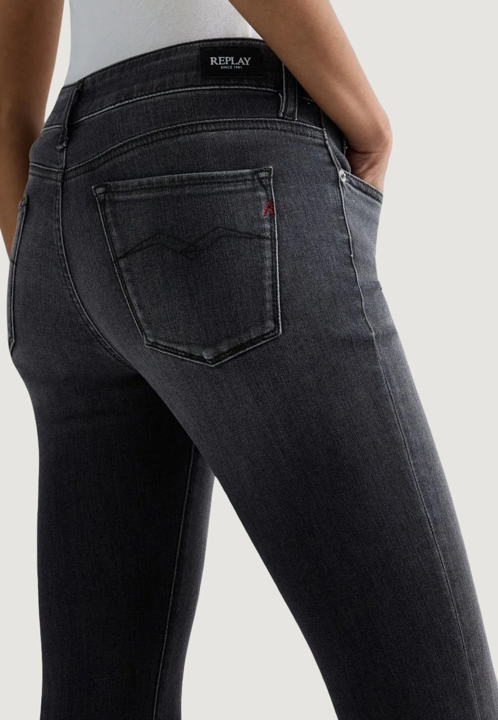 Jeans larghi Replay FLARE REGULAR WAIST