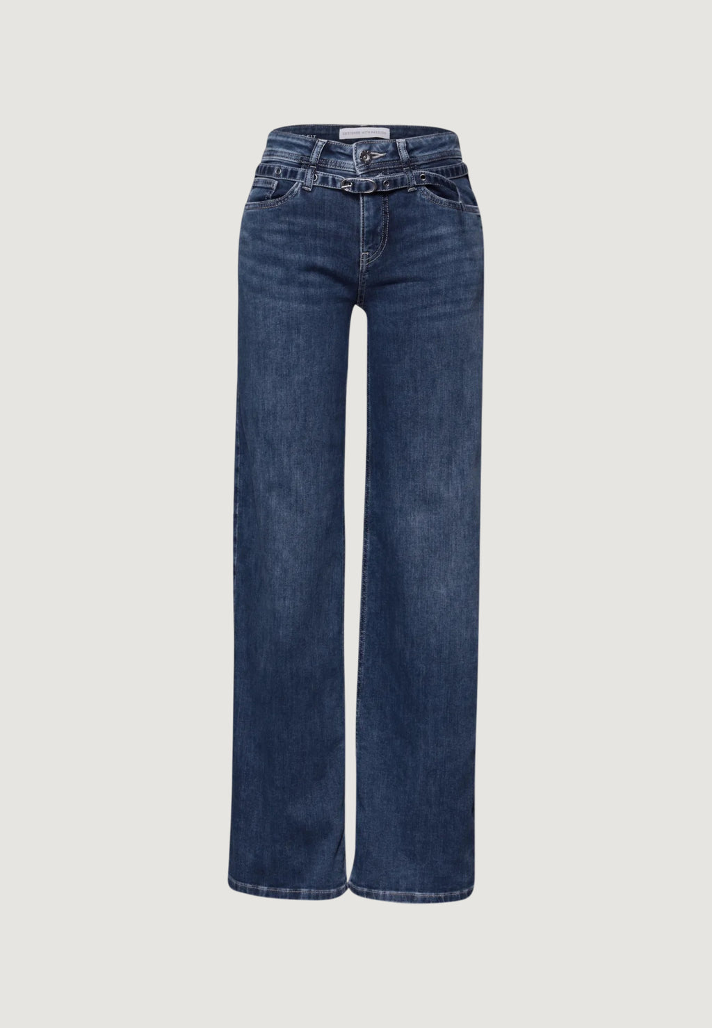 Jeans larghi Street One Style Emee Wide Leg,mw,mid blue