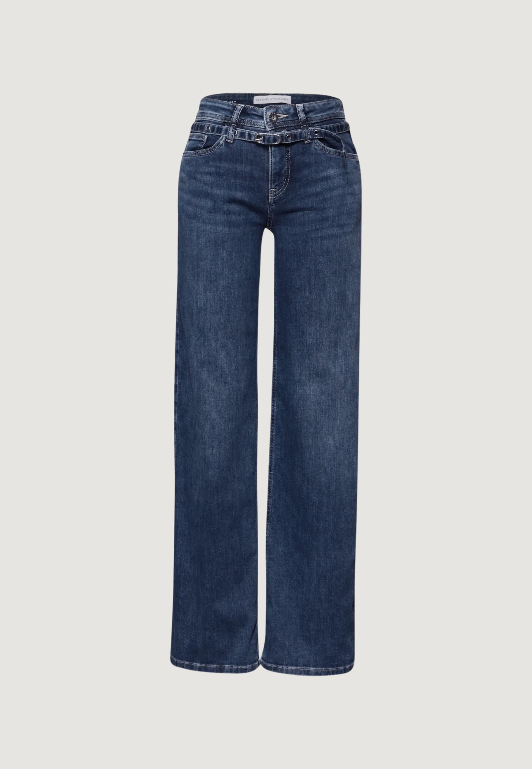 Jeans larghi Street One Style Emee Wide Leg,mw,mid blue