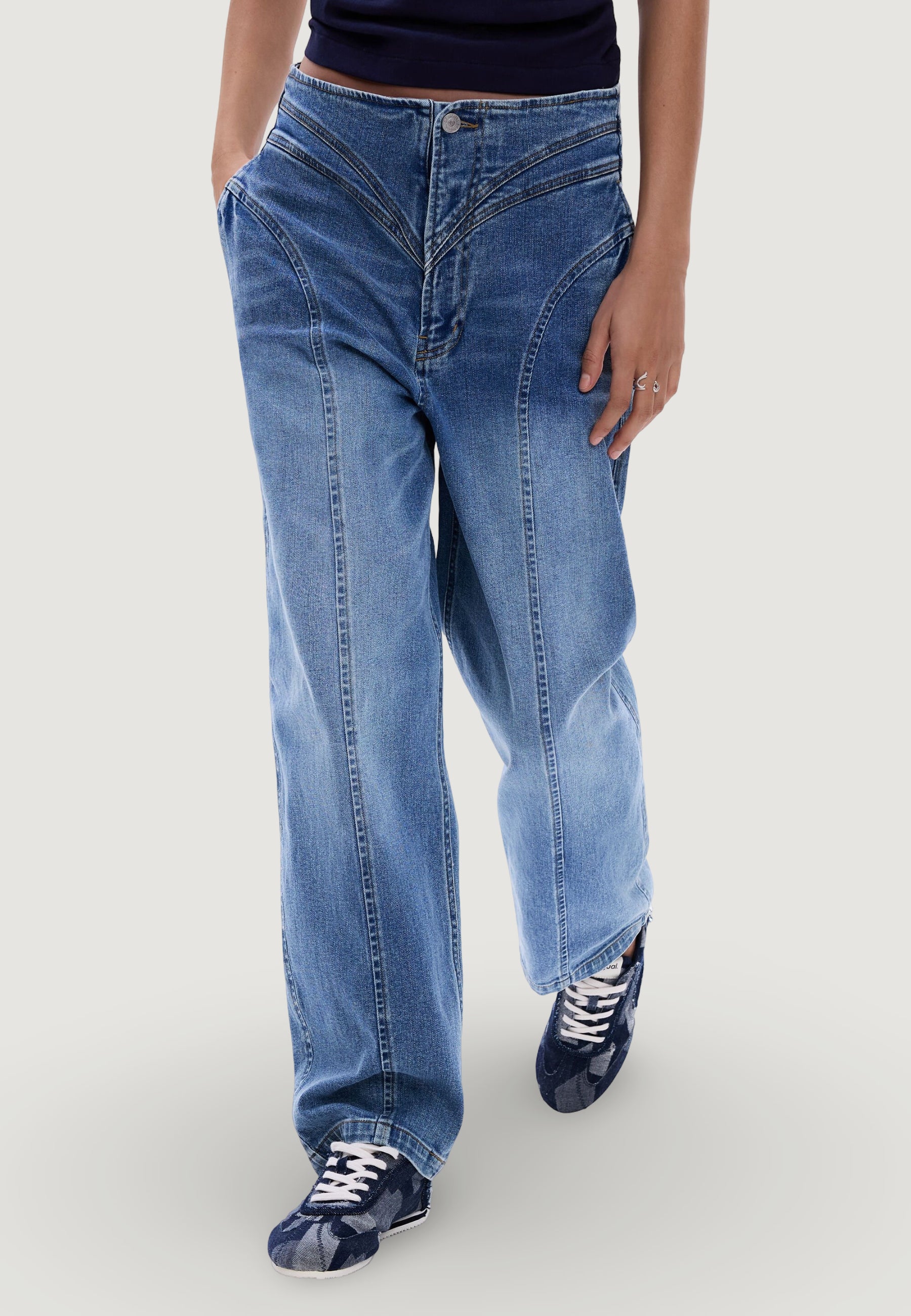 Jeans mom Desigual DEGRAD