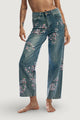 Jeans mom Desigual DENIM FLOWERS JAPANESE