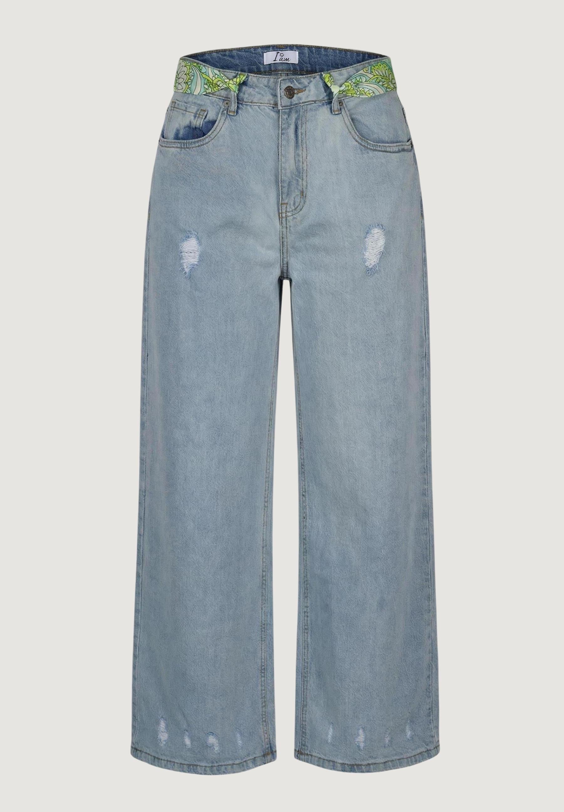 Jeans mom I am Jeans Cotone Strappati