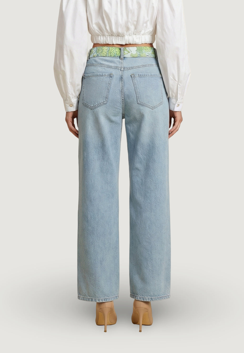 Jeans mom I am Jeans Cotone Strappati