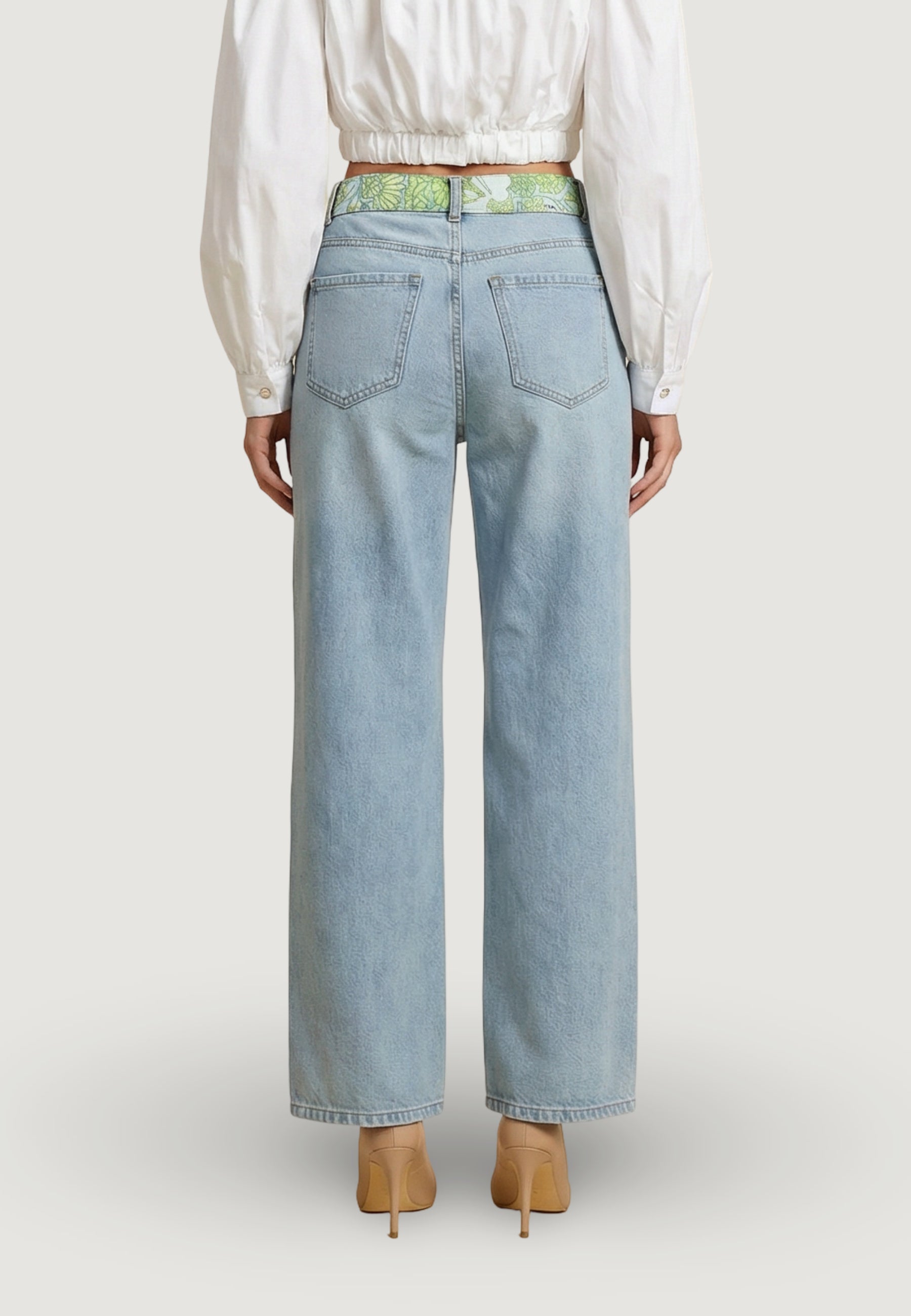 Jeans mom I am Jeans Cotone Strappati