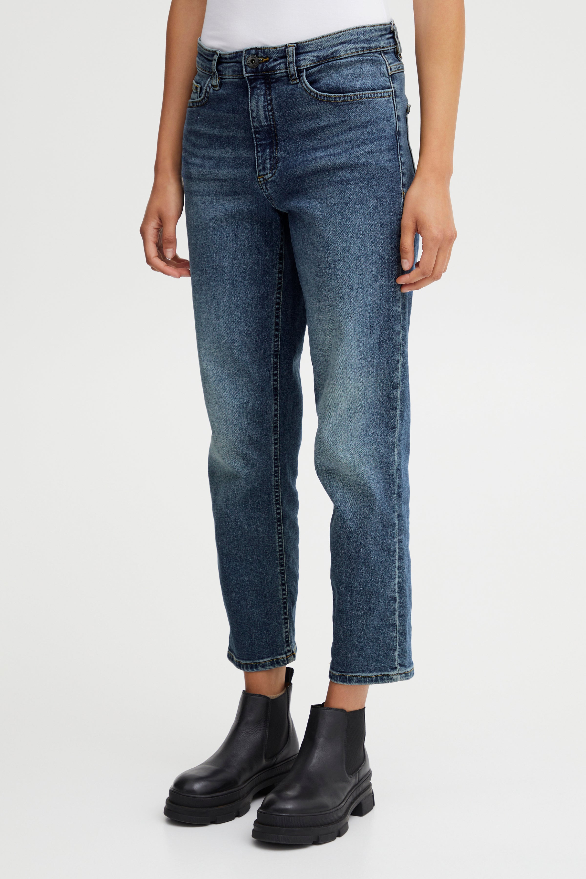 Jeans mom ICHI IHTWIGGY RAVEN