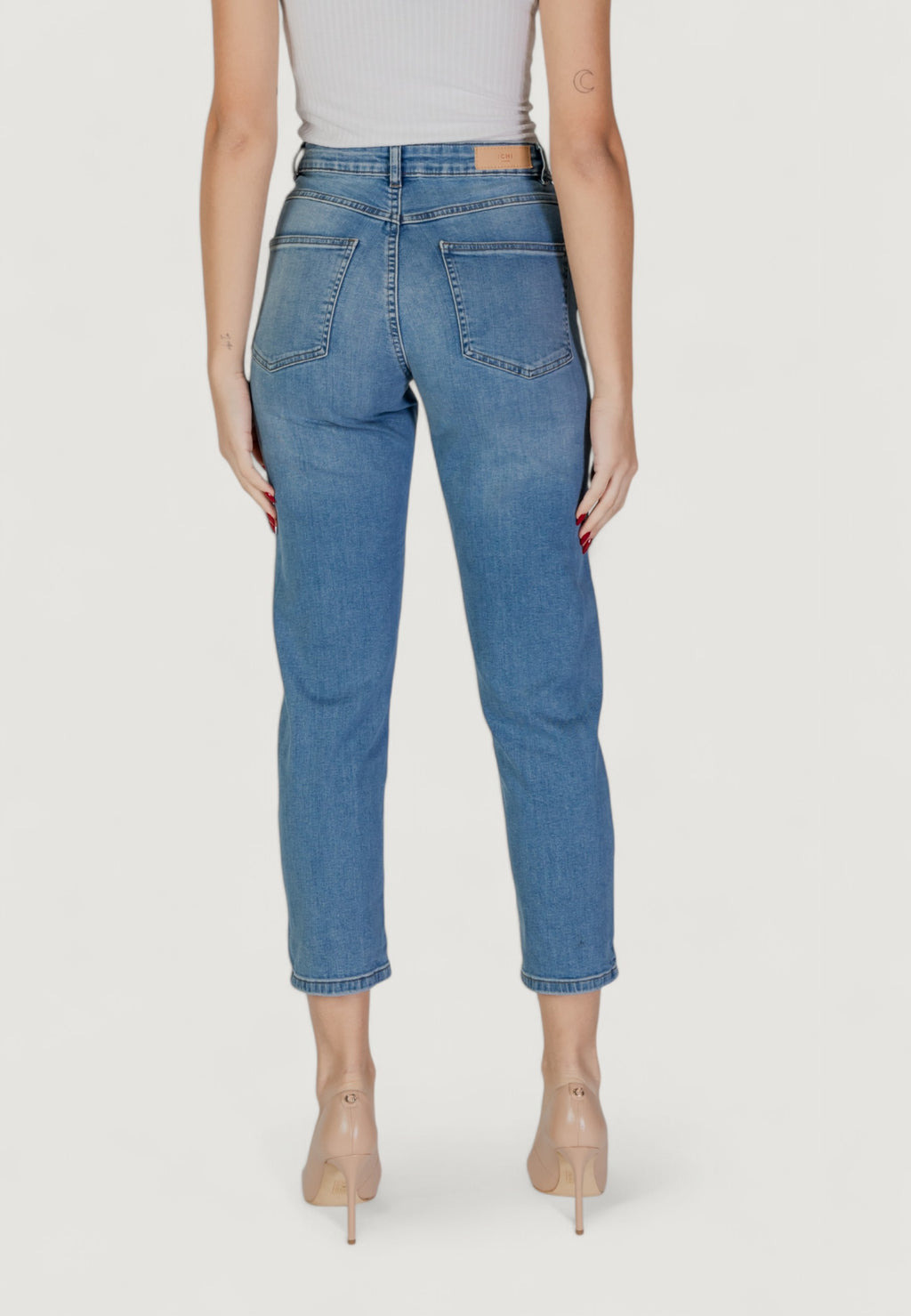 Jeans mom ICHI IHTWIGGY RAVEN