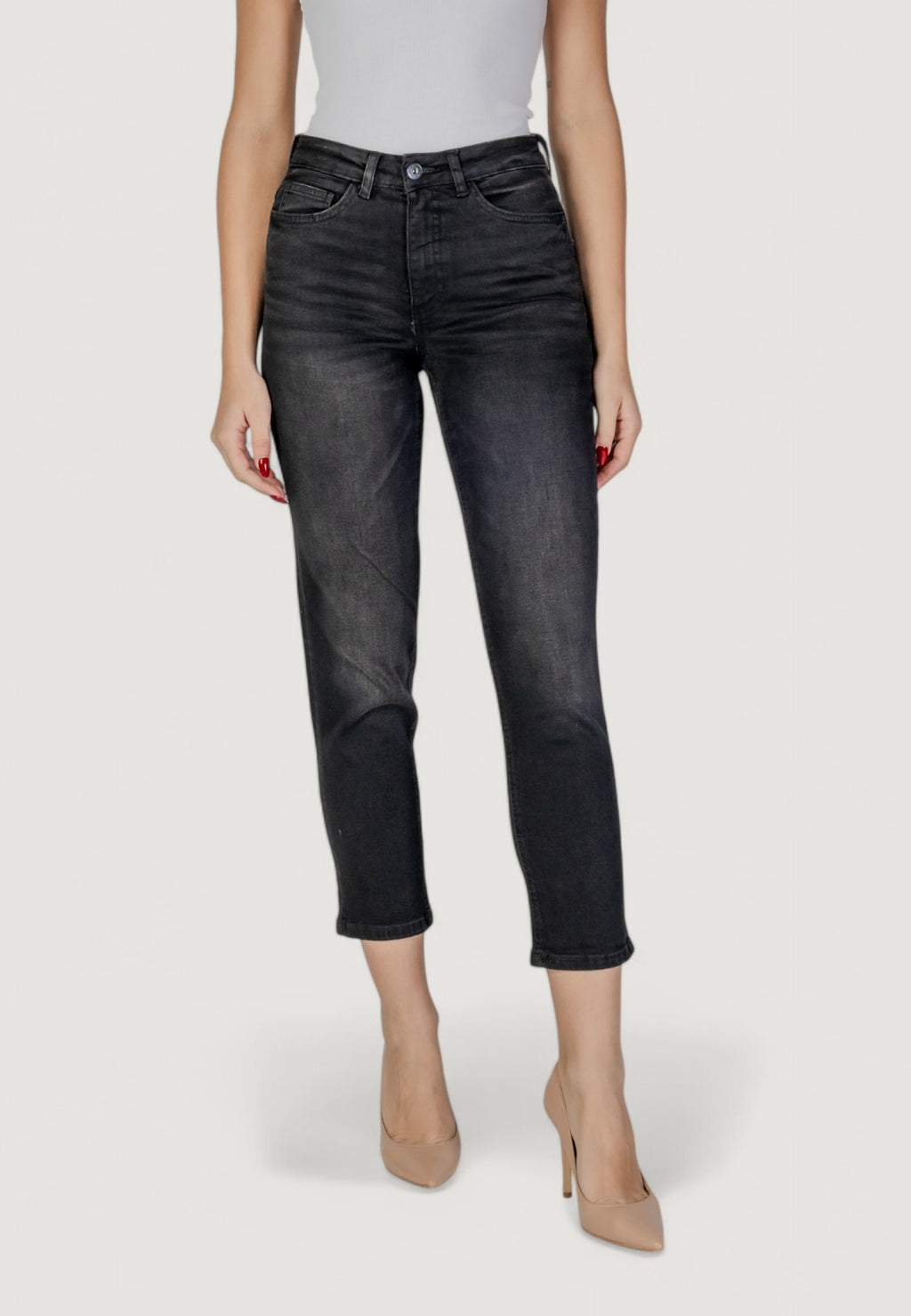 Jeans mom ICHI IHTWIGGY RAVEN