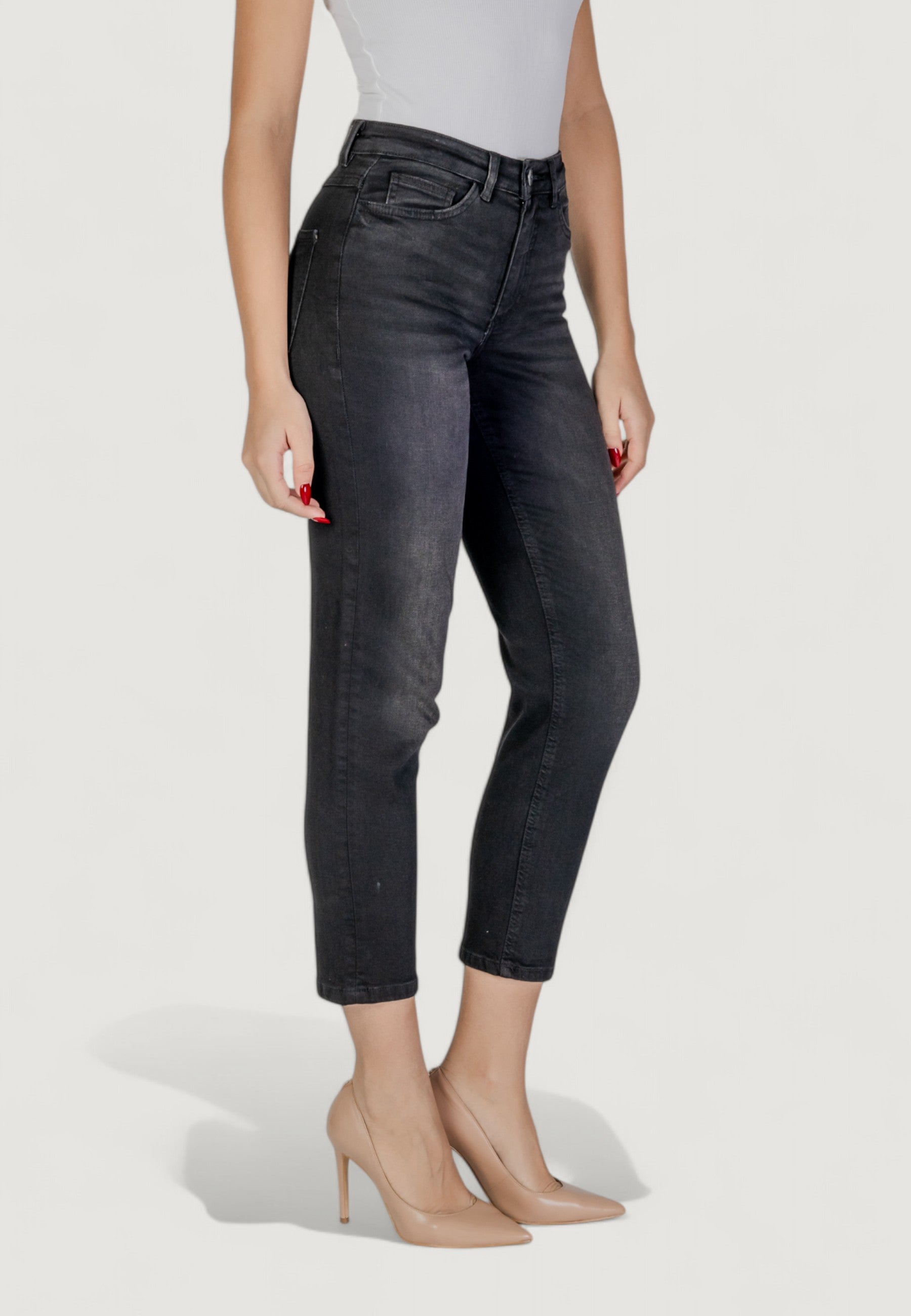 Jeans mom ICHI IHTWIGGY RAVEN