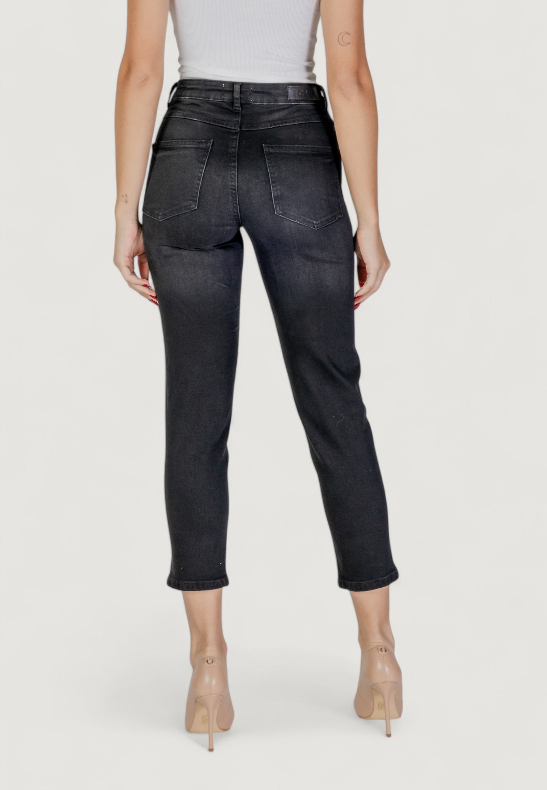 Jeans mom ICHI IHTWIGGY RAVEN