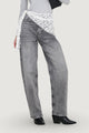 Mom jeans Jacqueline de Yong JDYBAILEY HW BARREL JEANS MG DNM