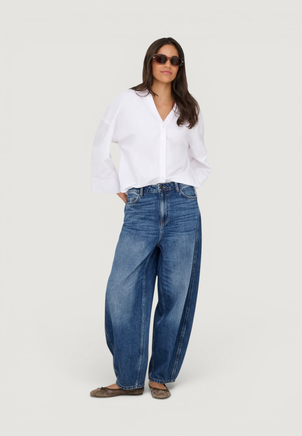 Jeans mom Jacqueline de Yong JDYSUSIE MW BARREL MB JEANS DNM NOOS
