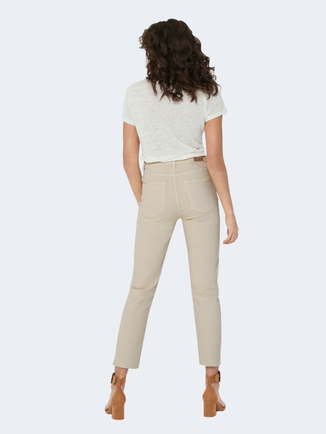 Jeans mom Only EMILY HW LIFE RAW CRPANK NOOS