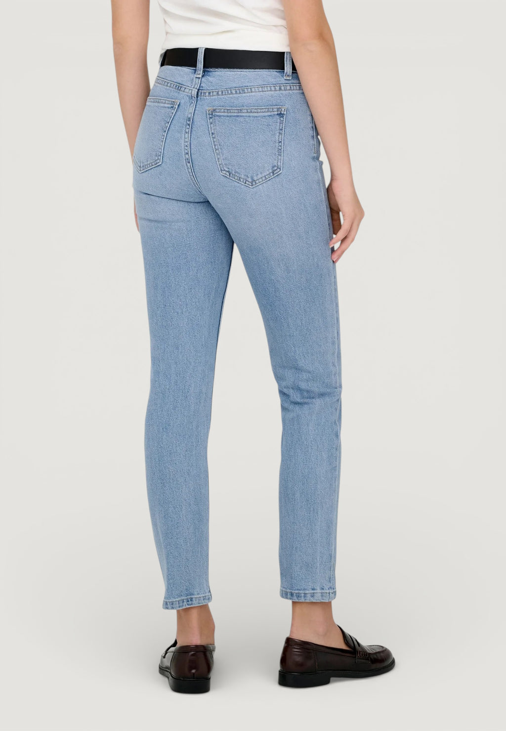 Jeans mom Only Onlemily Hw Straight Ank Dnm Mae009 Noos