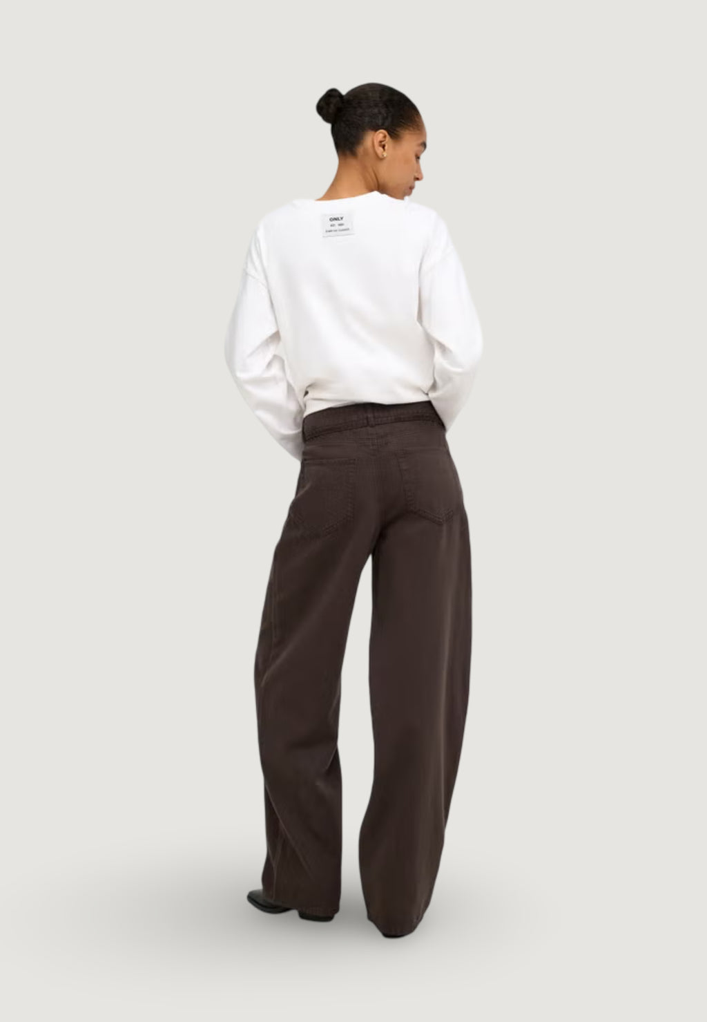 Jeans mom Only ONLGIANNA-SILLA MW ST BELT PANT PNT NOOS