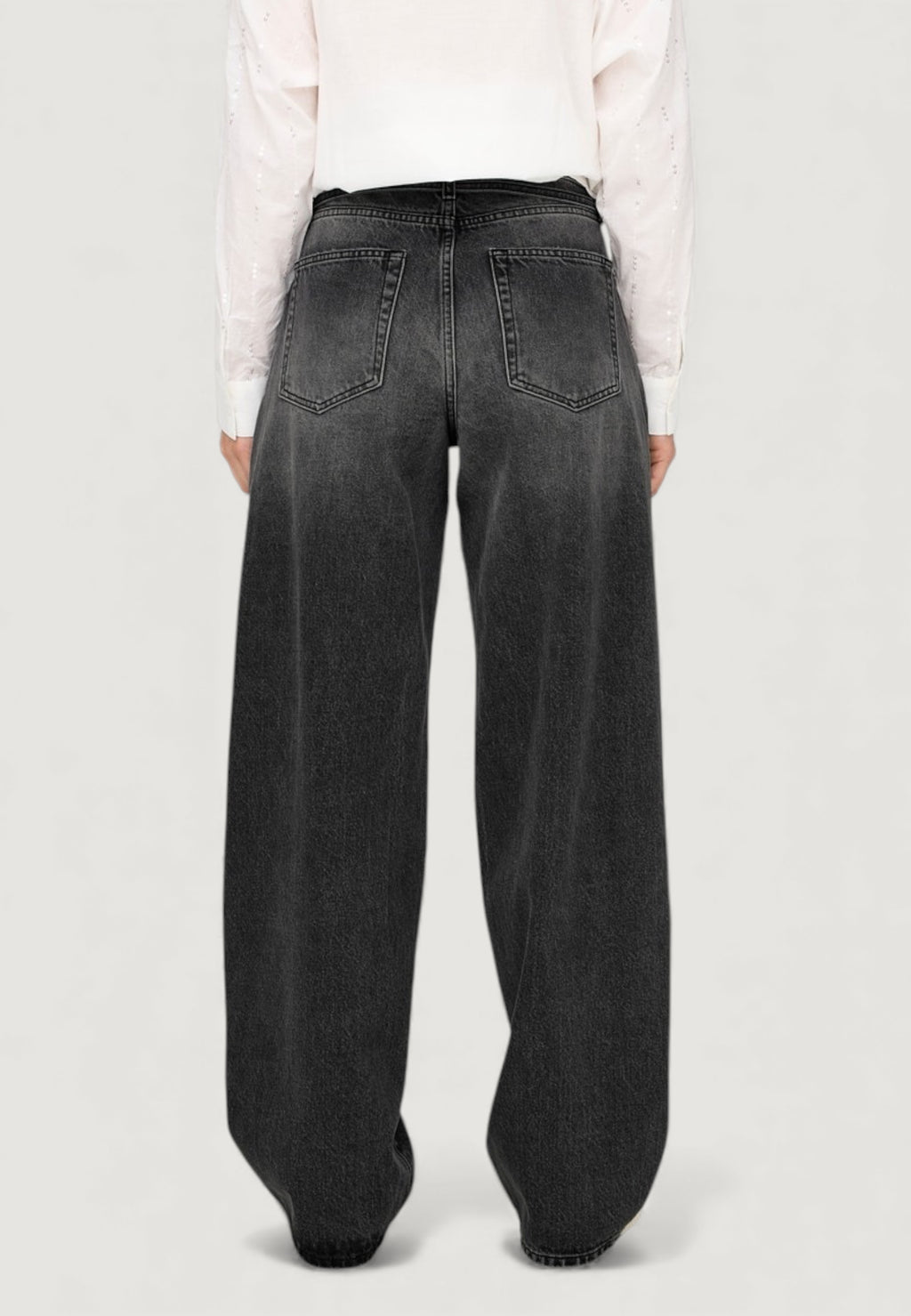 Mom jeans Only ONLGIANNA MW STRAIGHT DNM DOT980 NOOS