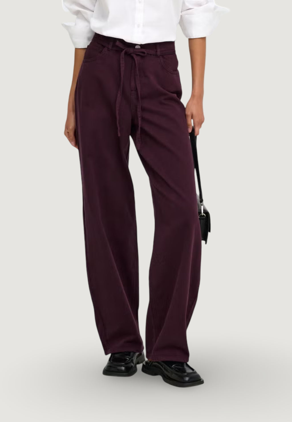 Jeans mom Only ONLGIANNA-SILLA MW ST BELT PANT PNT NOOS