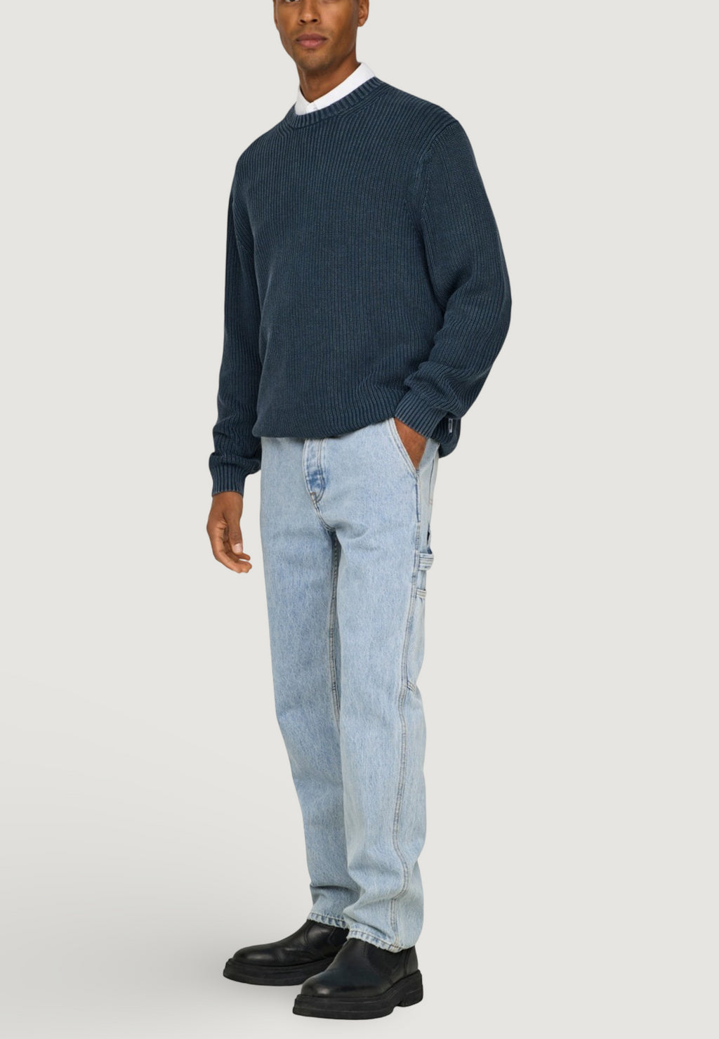 Regular / Loose jeans Only & Sons ONSEDGE STRAIGHT CAR LB 1087TAI DNM NOOS