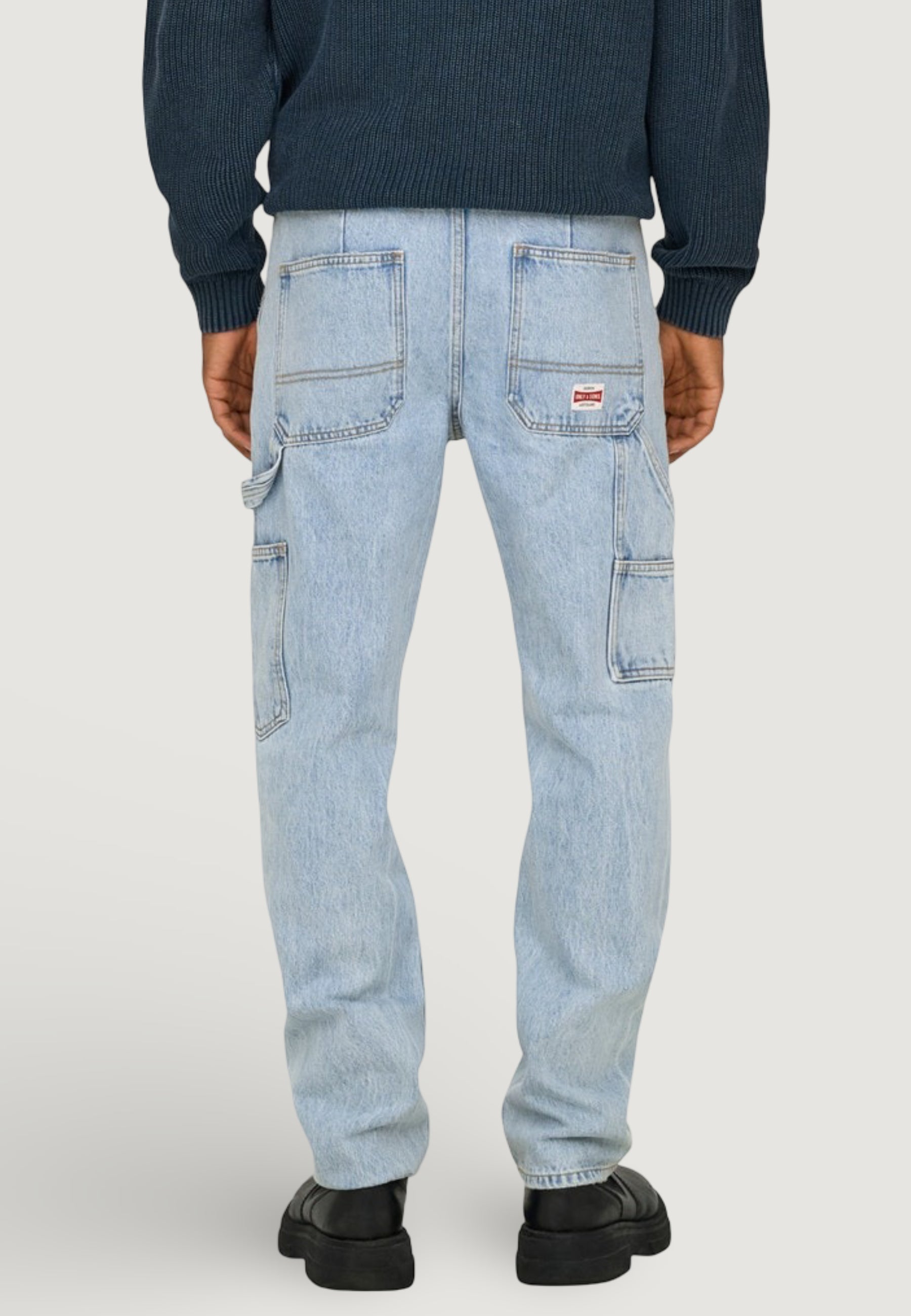 Regular / Loose jeans Only & Sons ONSEDGE STRAIGHT CAR LB 1087TAI DNM NOOS