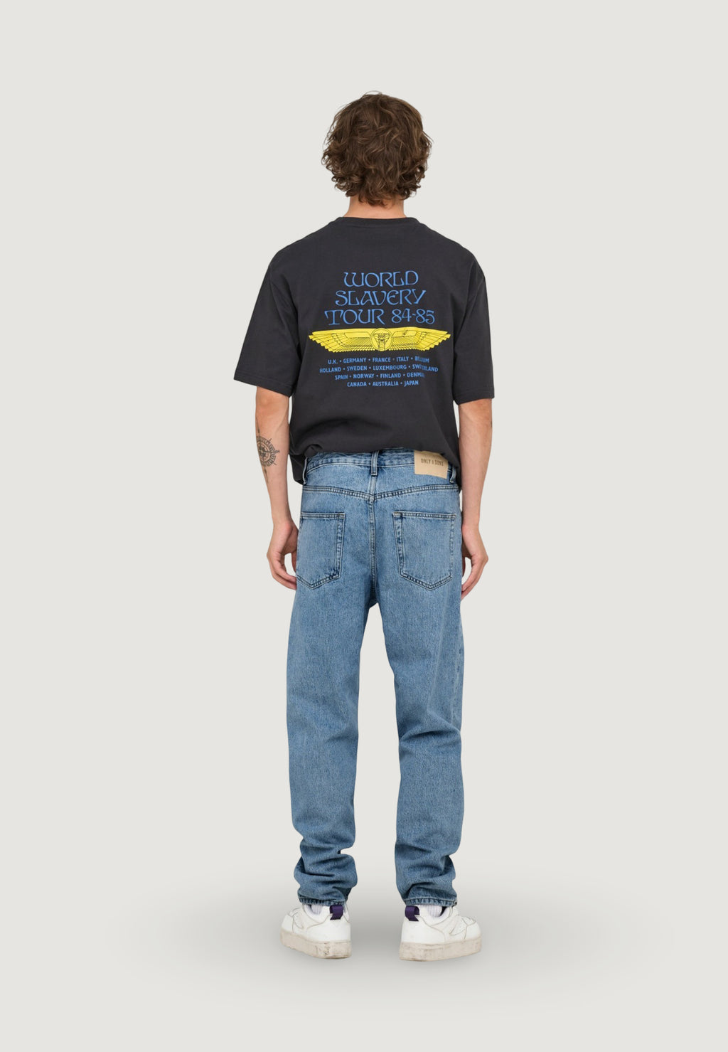 Regular / Loose jeans Only & Sons Onstye Loose Tape. Lb 8836 Azg Dnm Noos