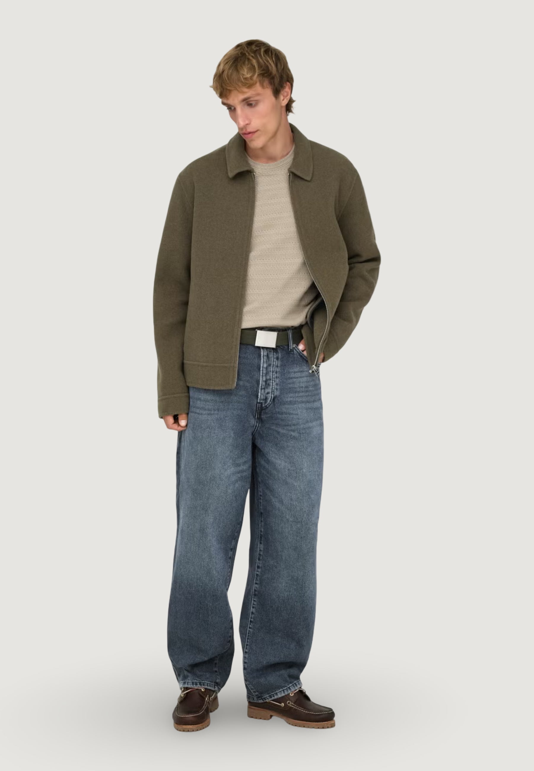 Jeans regular Only & Sons Onsfade Loose Bblk 2333 Tai Dnm Noos