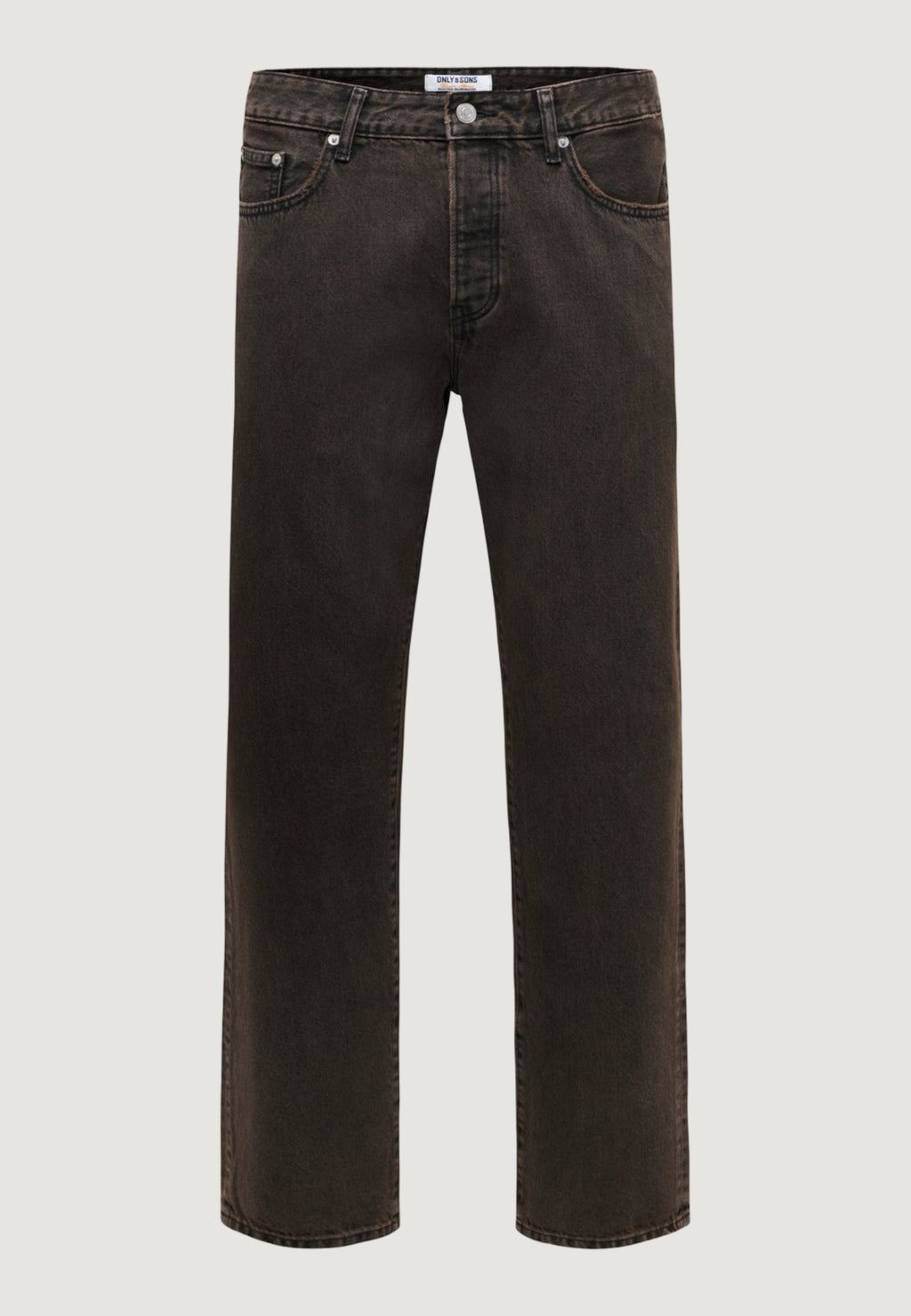 Jeans regular Only & Sons Onsedge Straight Brown 7462 Tai Dnm