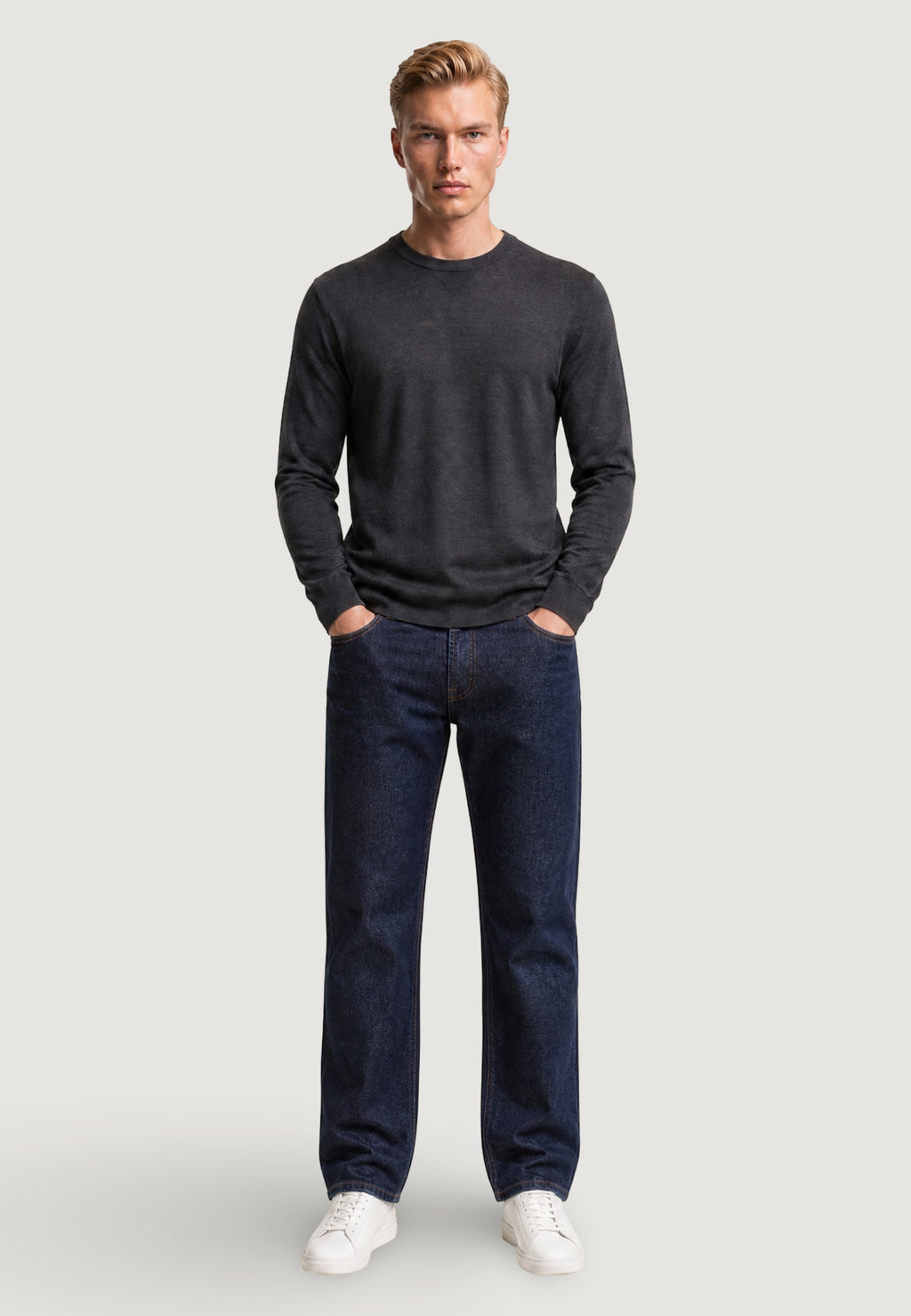 Regular / Loose jeans Replay 12 OZ WOOLLY BLUE COTTON DENIM