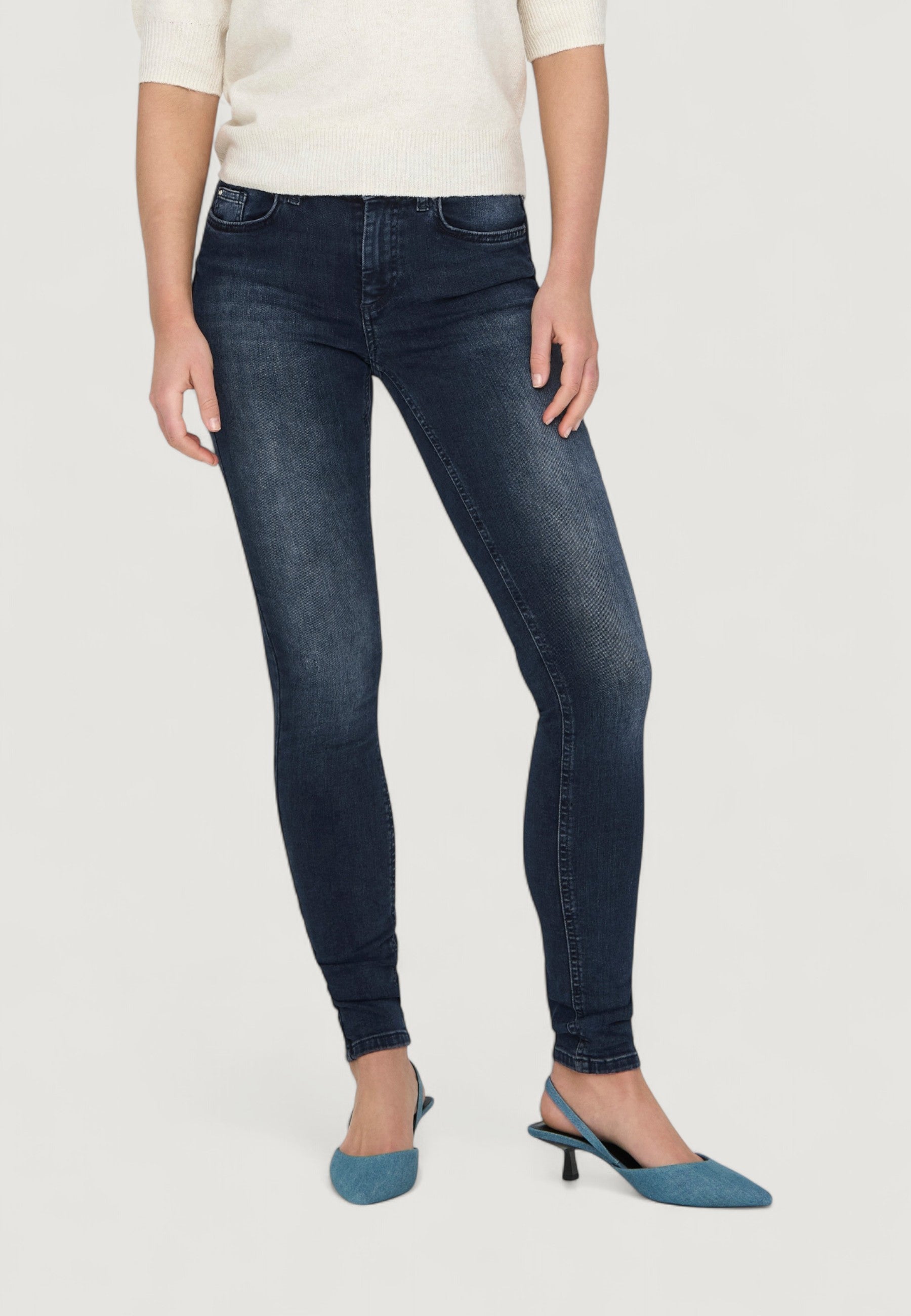 Jeans skinny Only ONLBLUSH MID DNM REA409 NOOS