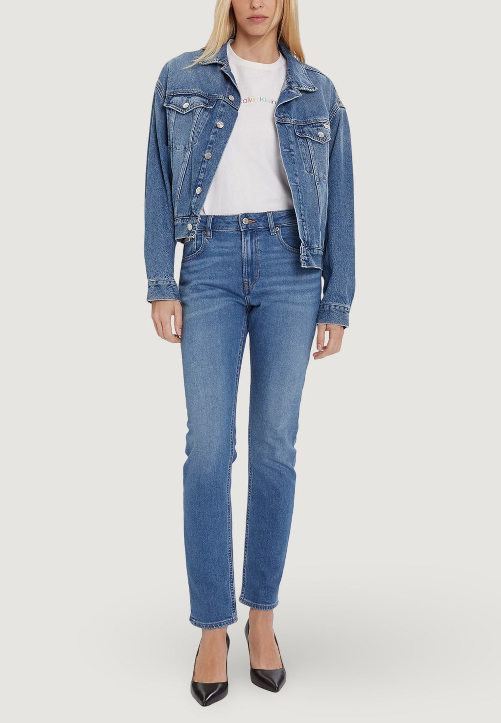 Jeans slim Calvin Klein Jeans MID RISE SLIM INDIGO