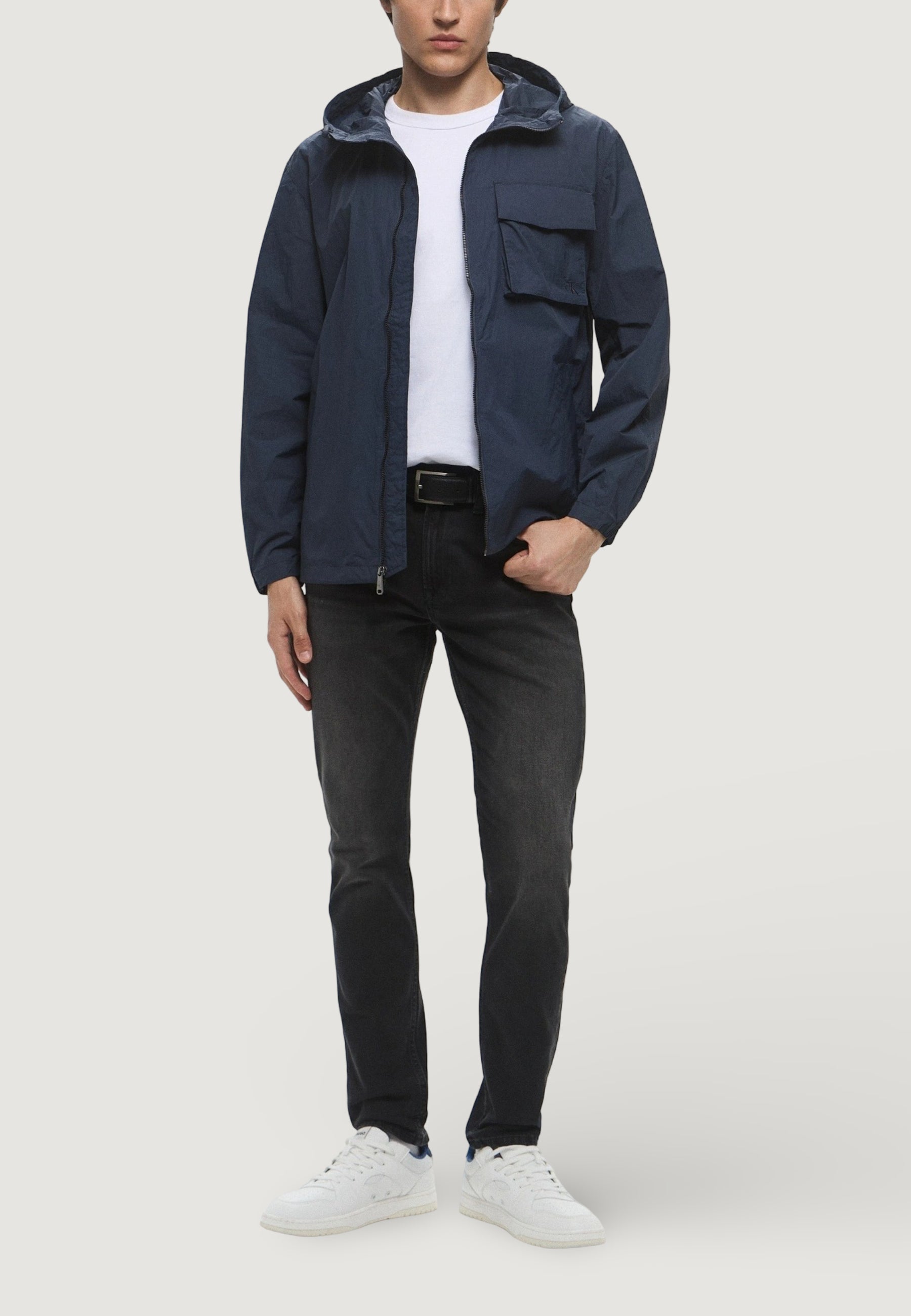 Jeans slim Calvin Klein Jeans SLIM TAPER BLACK OIL