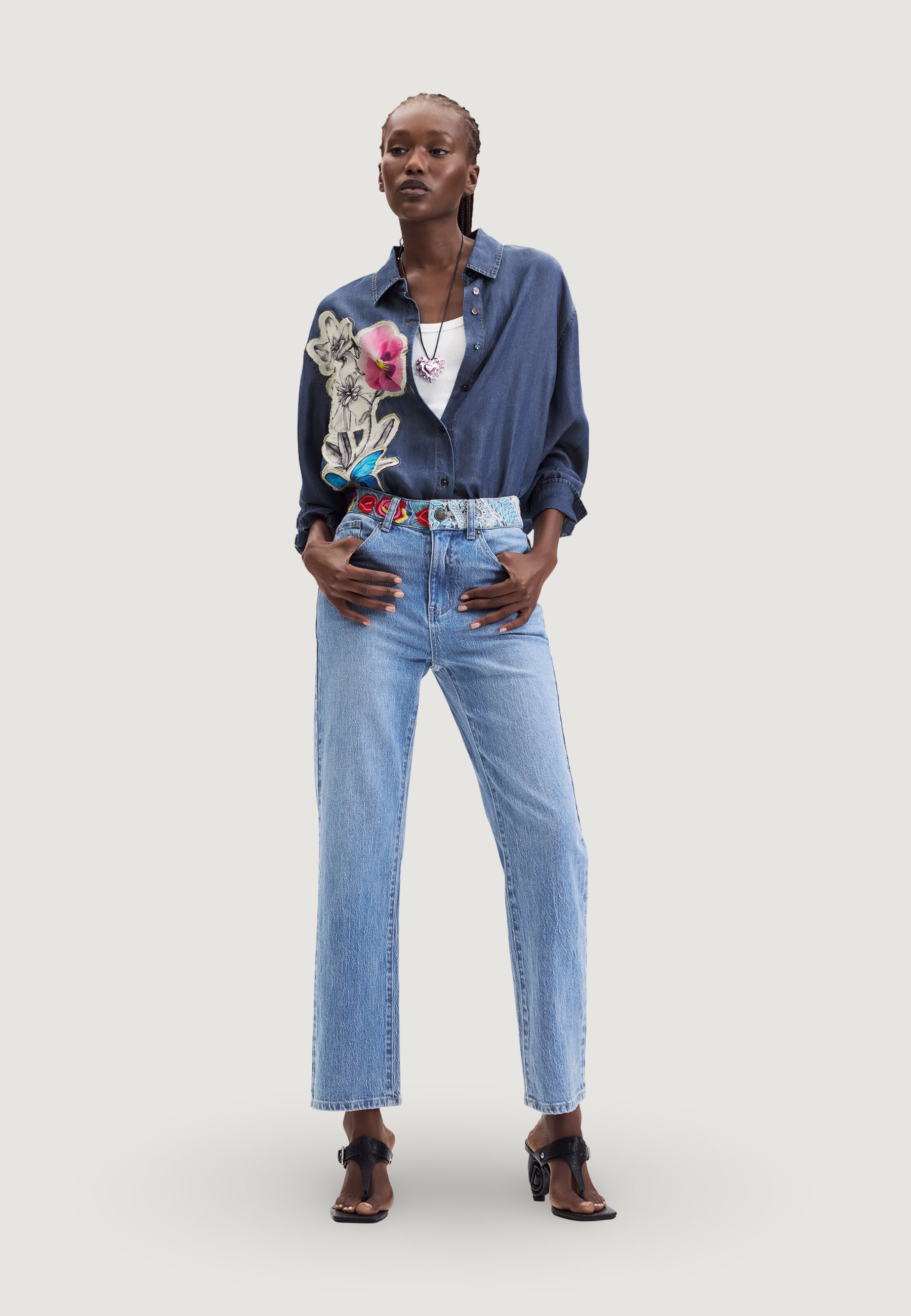 Jeans slim Desigual DENIM_WOODST