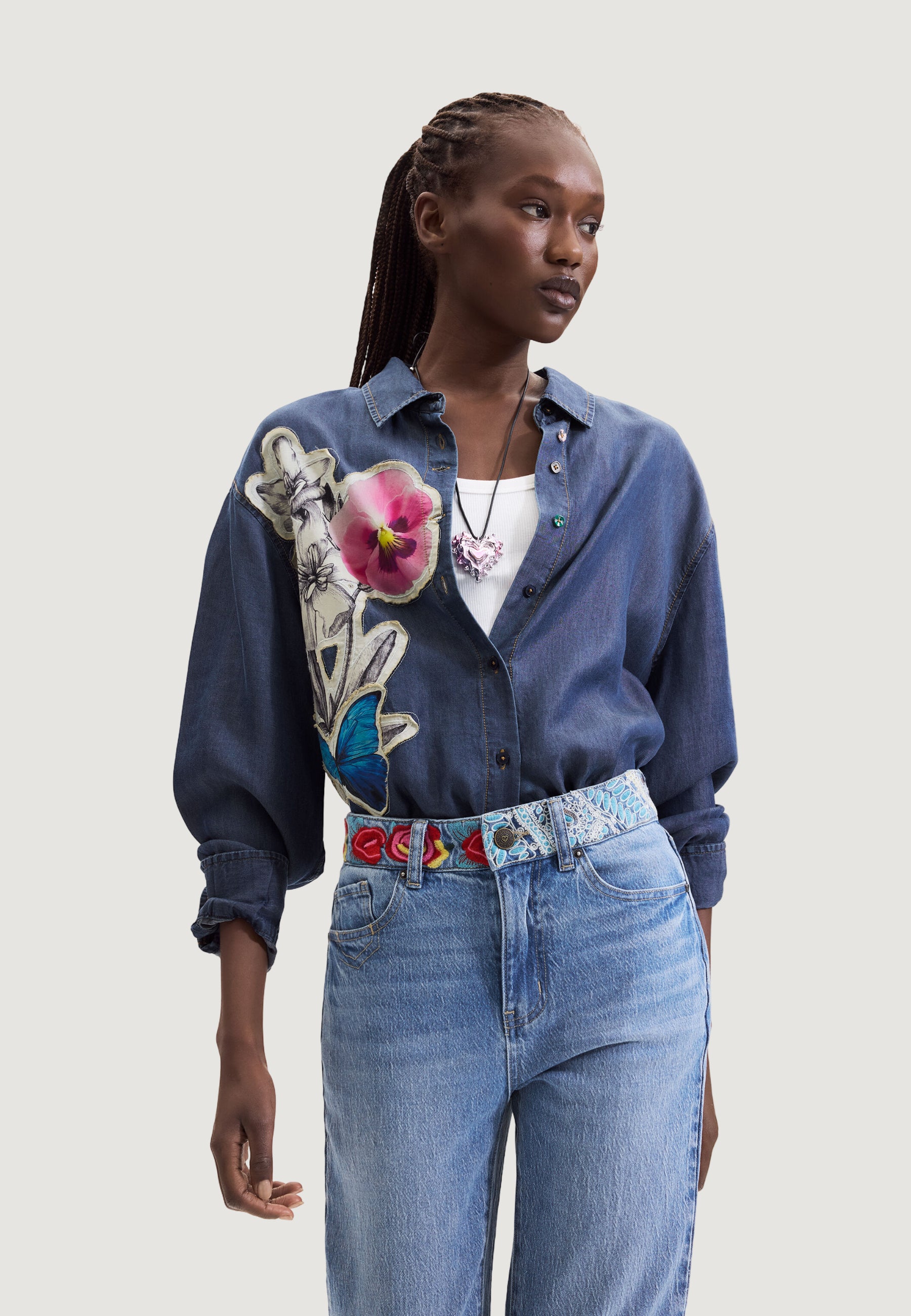 Jeans slim Desigual DENIM_WOODST