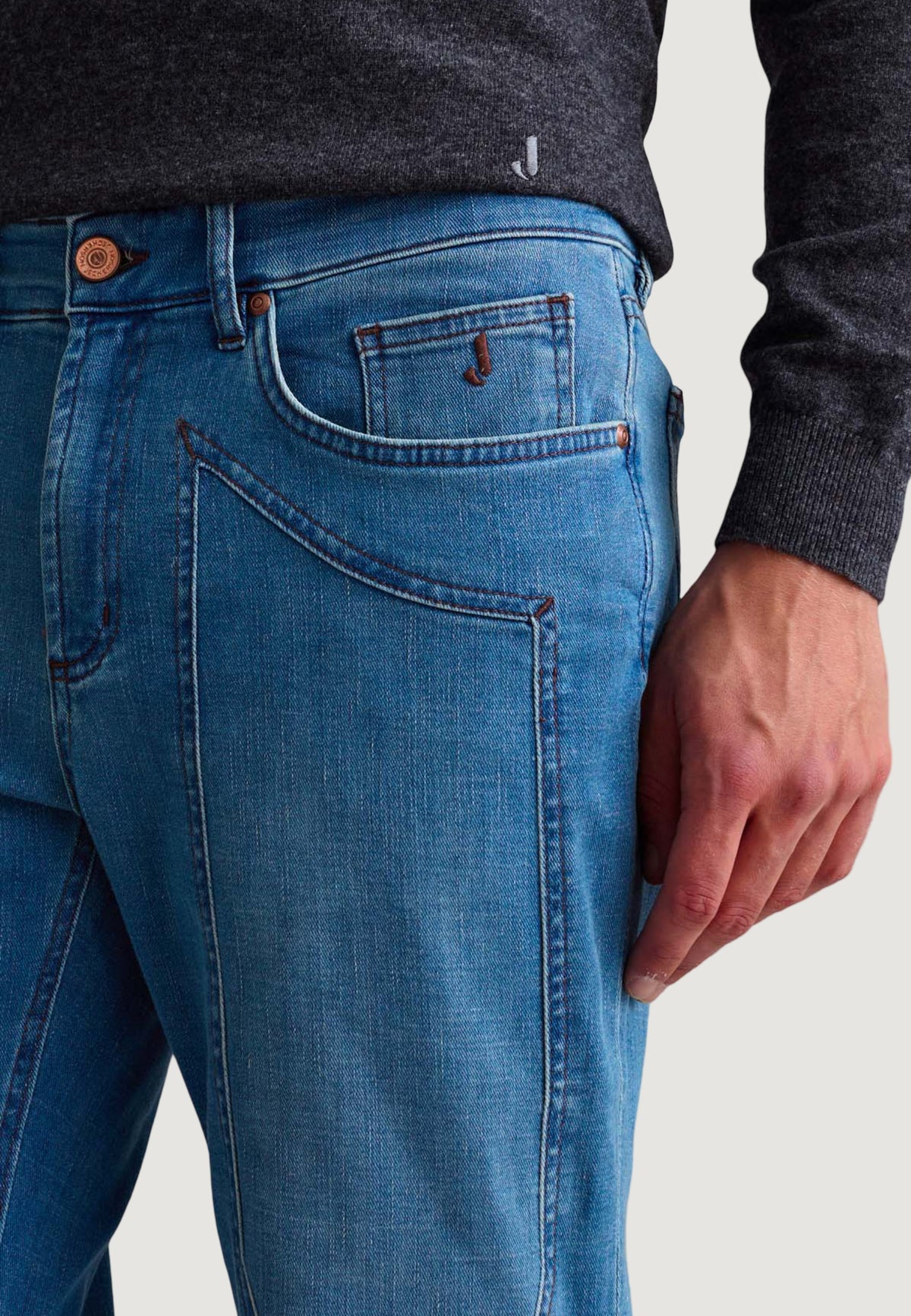 Jeans slim Jeckerson JOHN 5 TASCHE TOPPA SLIM