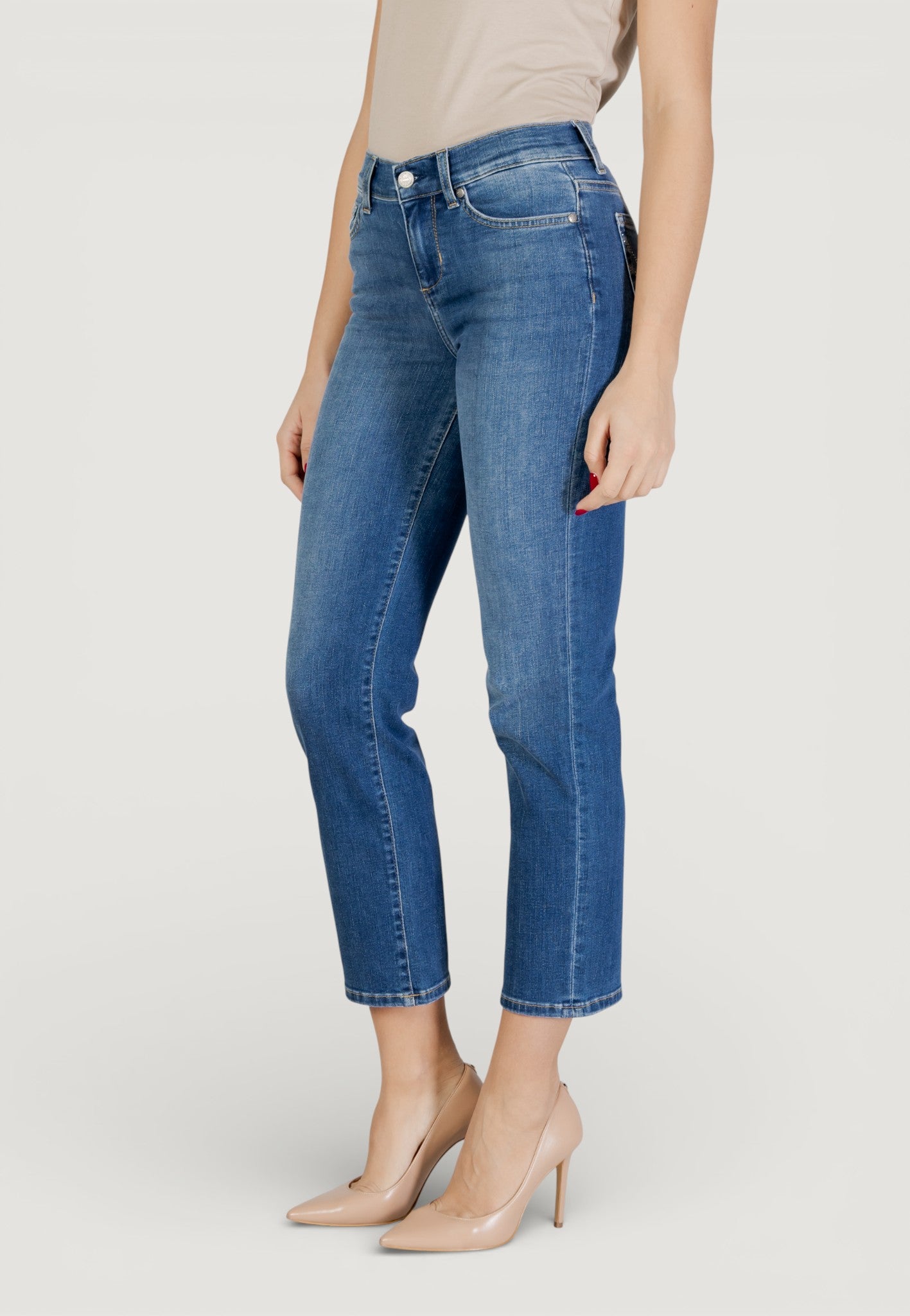 Jeans slim Liu-Jo ECS PANT.AUTHEN.SLIM ANKLE R.W