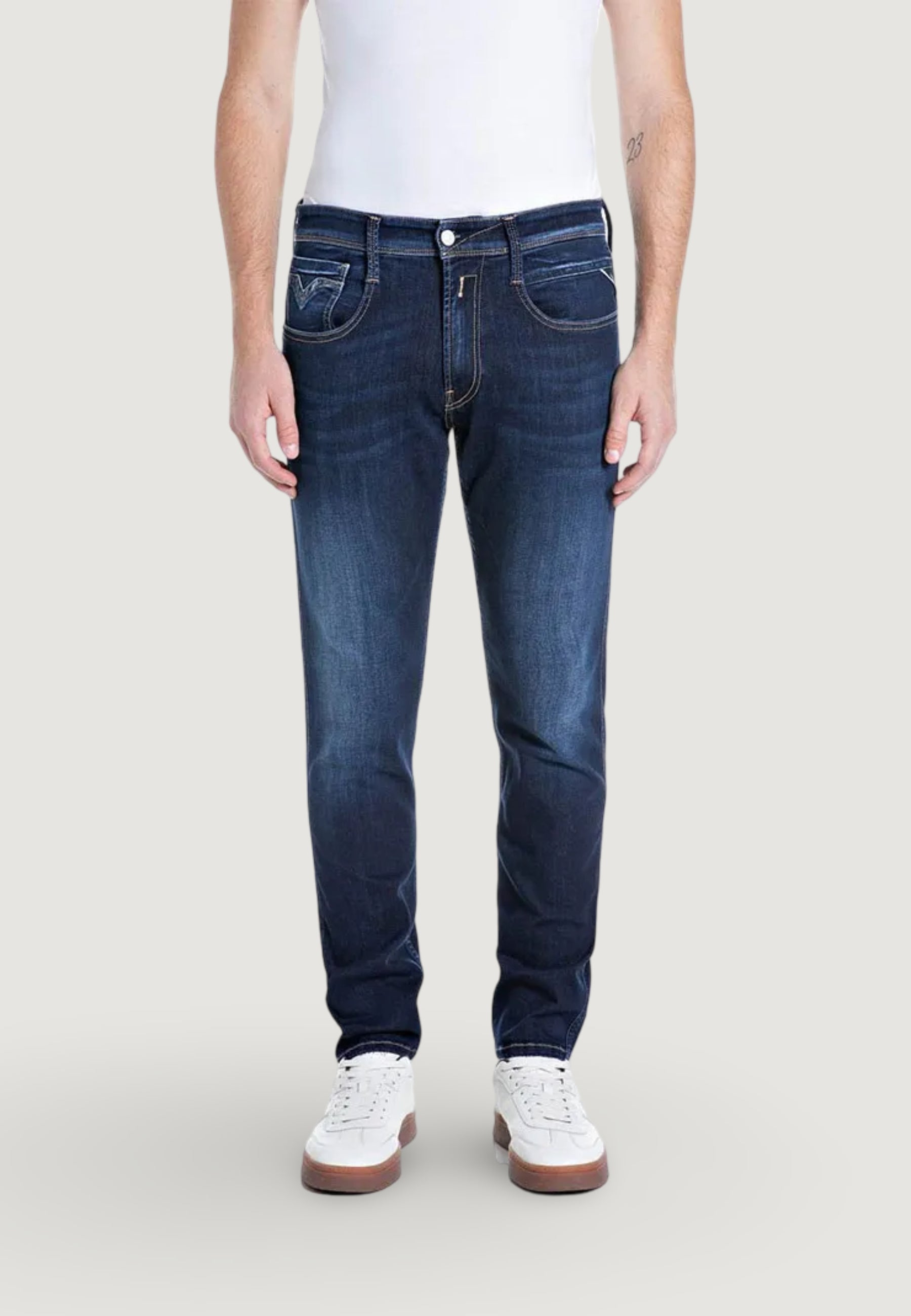 Slim jeans Replay 10 OZ DARK INDIGO POWER STRETCH DENIM