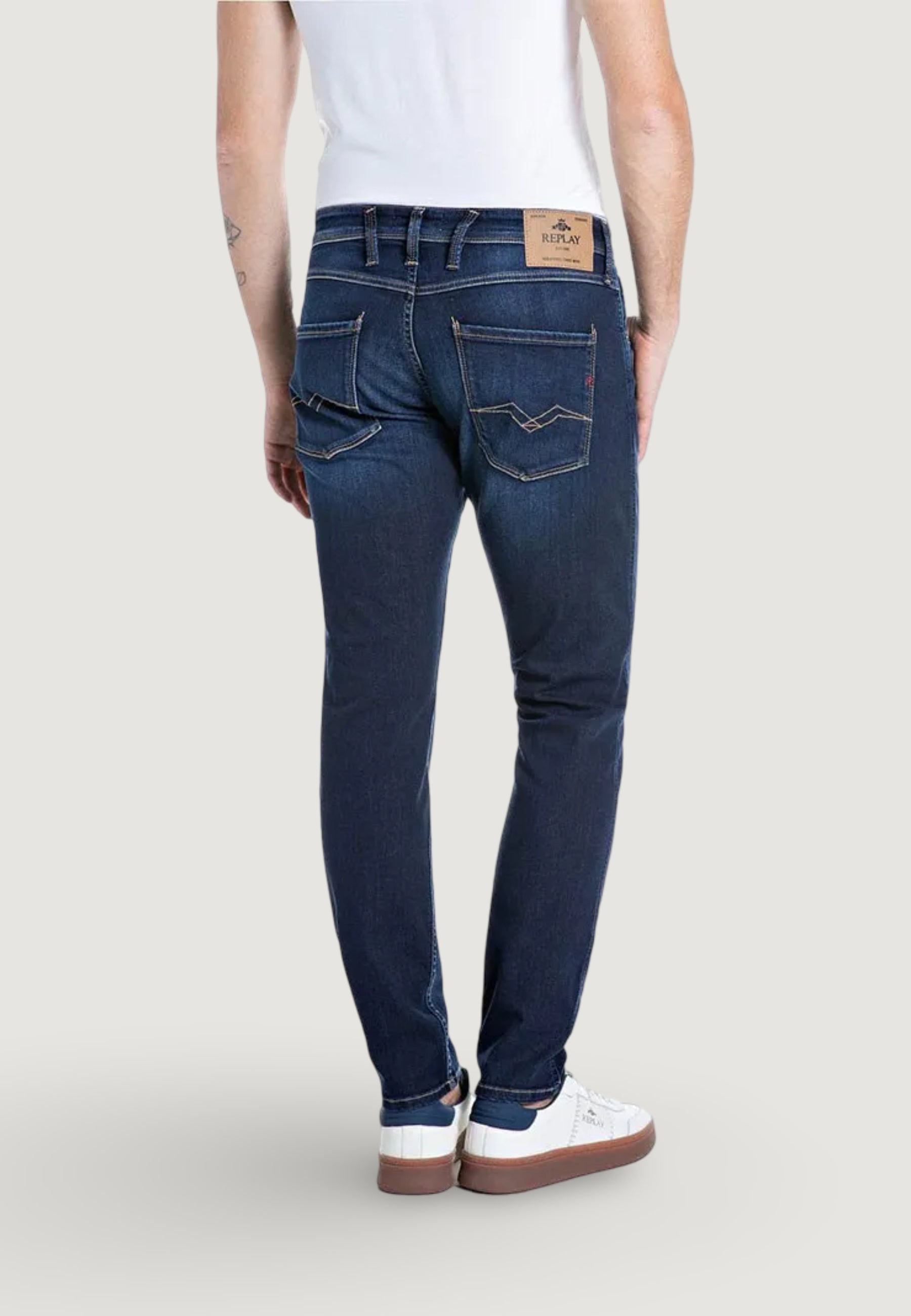 Slim jeans Replay 10 OZ DARK INDIGO POWER STRETCH DENIM