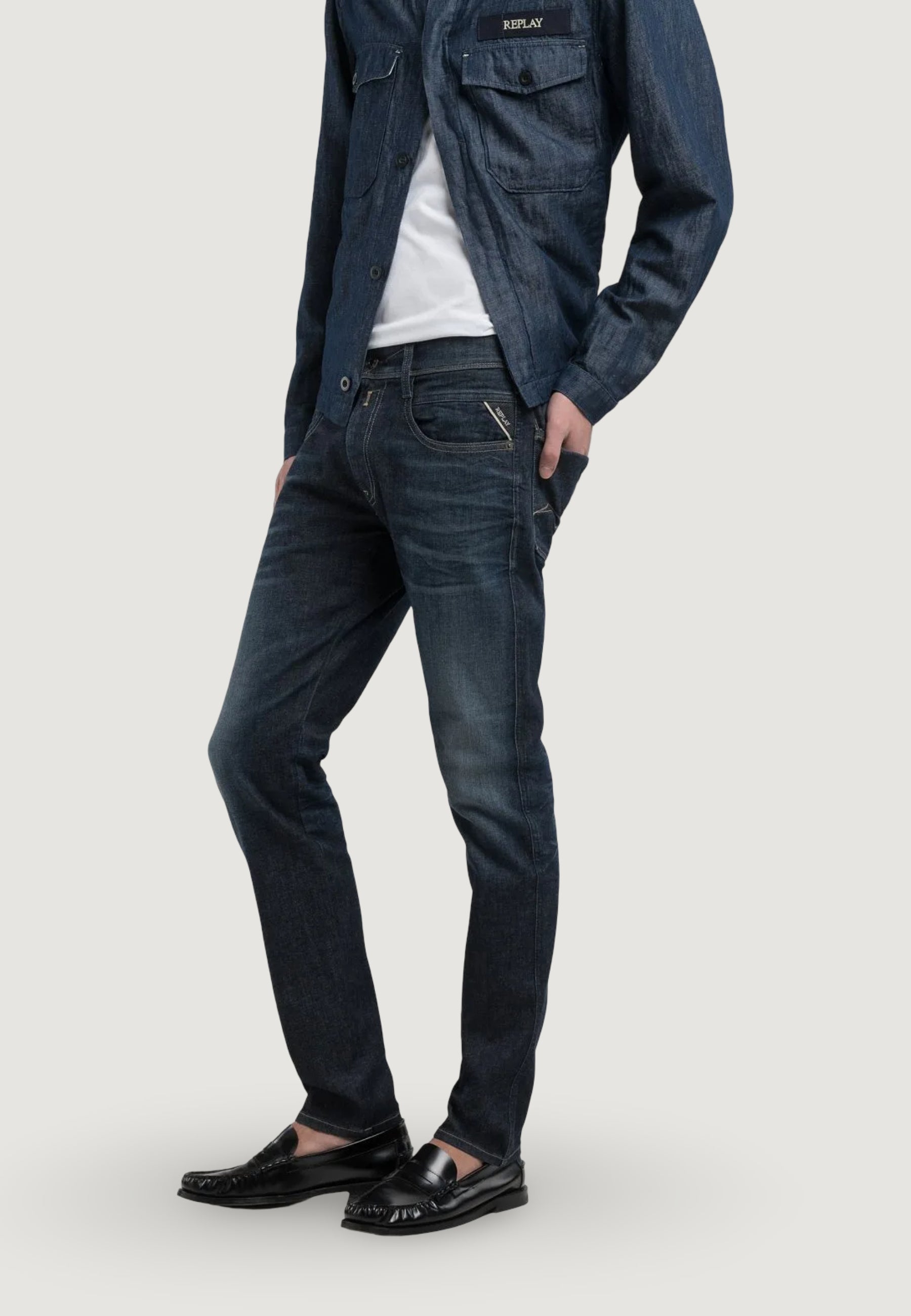 Jeans slim Replay ANBASS