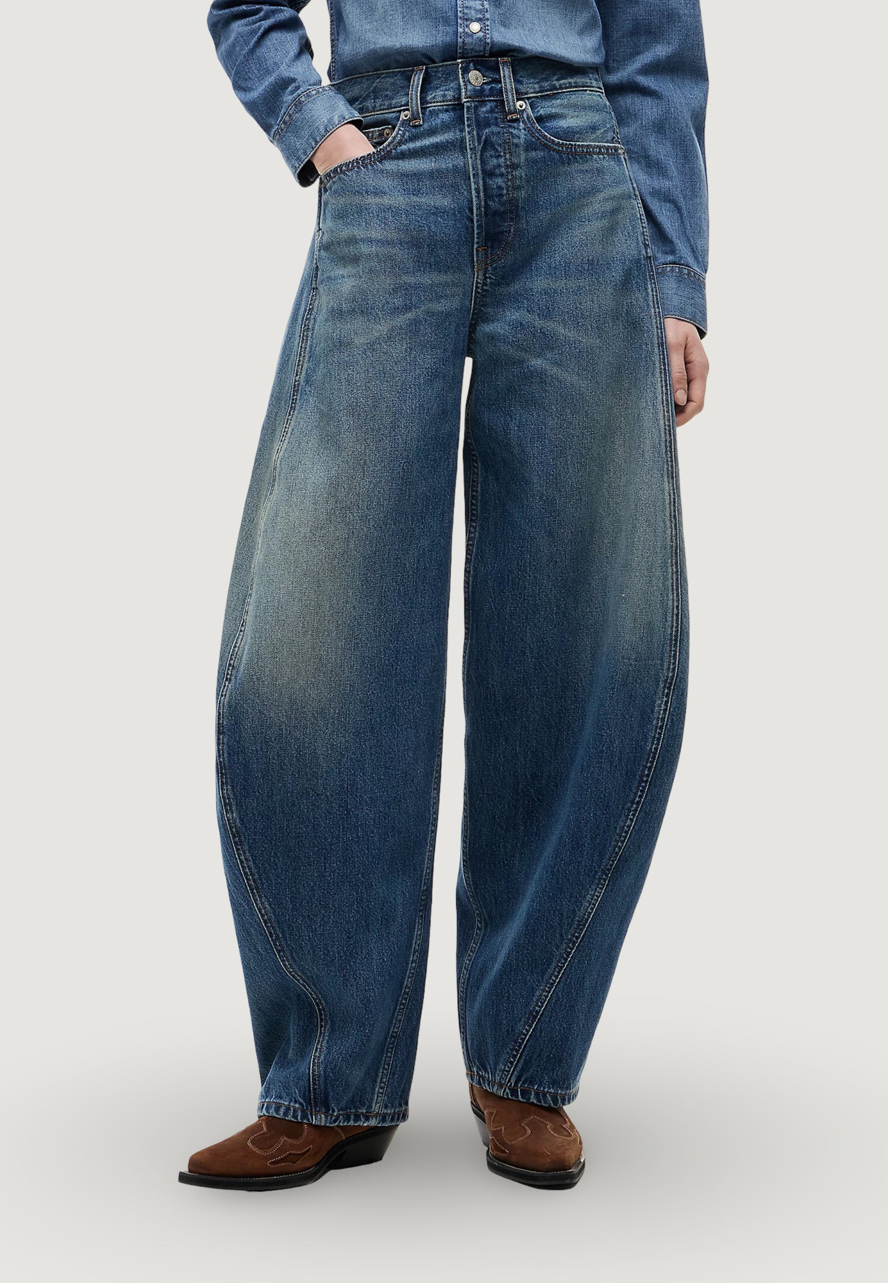 Jeans slouchy e balloon Tommy Hilfiger Jeans ELLA MID BARREL