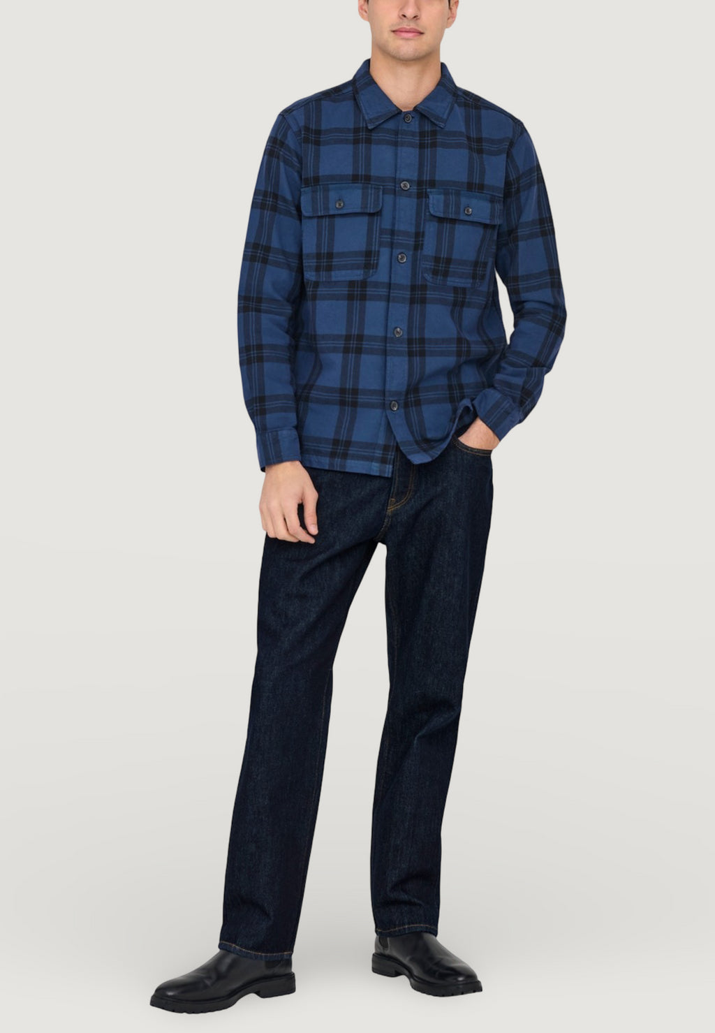 Jeans Tapered Only & Sons ONSEDGE STRAIGHT RINSE 4942 TAI DNM NOOS