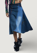 Longuette skirts Desigual REPRISE_FAL_PARCH